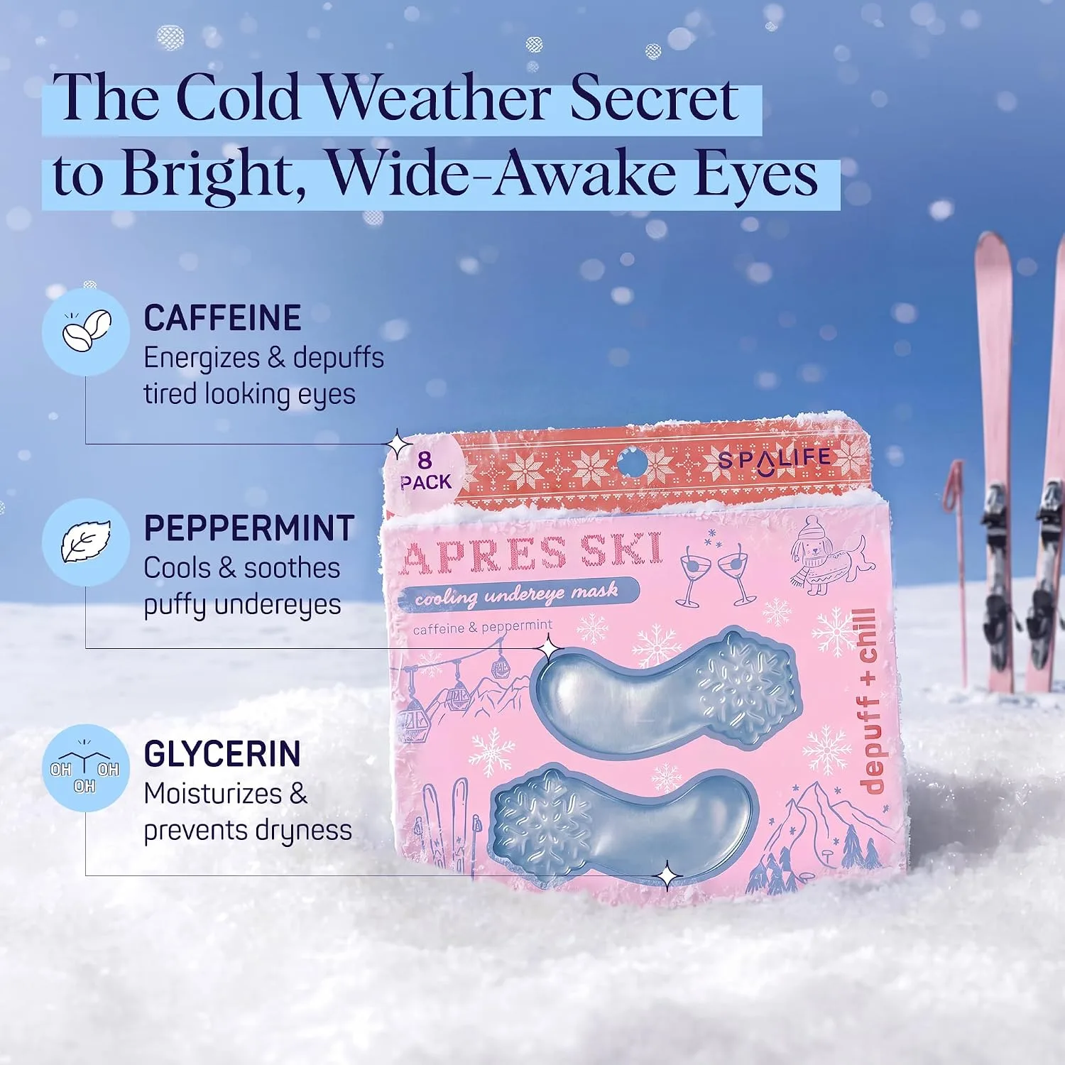 SpaLife APRES SKI COOLING UNDEREYE PATCHES