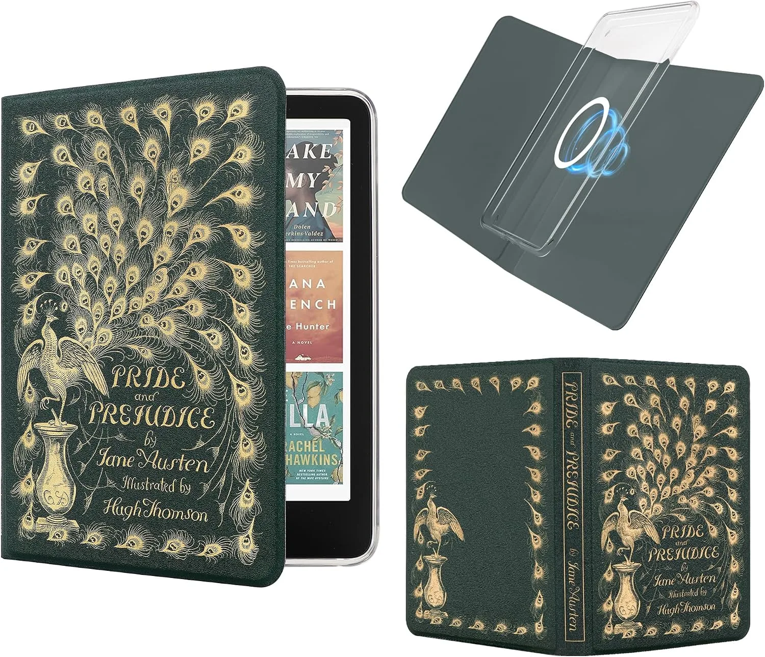 Magnetic Book Cover Case for 7'' Kindle Paperwhite & Colorsoft