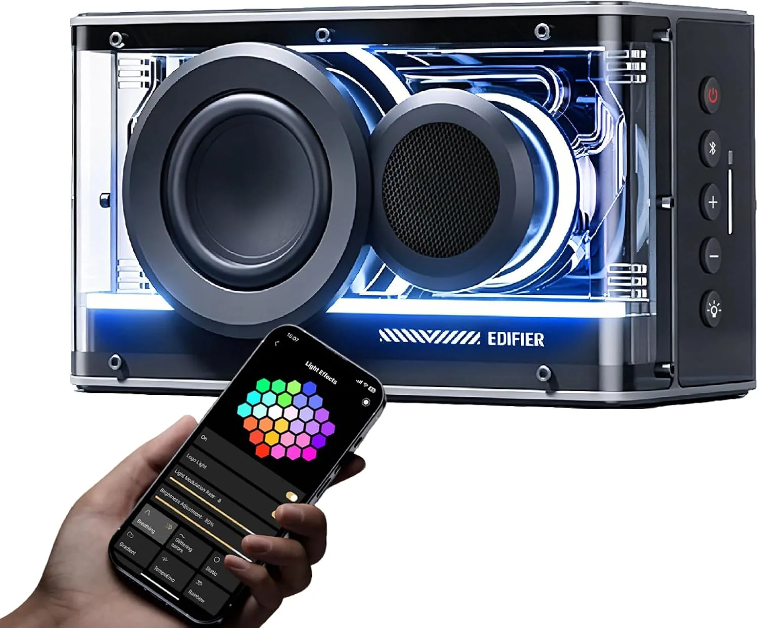 Edifier Desktop Bluetooth Speaker, 25W RGB Wireless Gaming Speaker