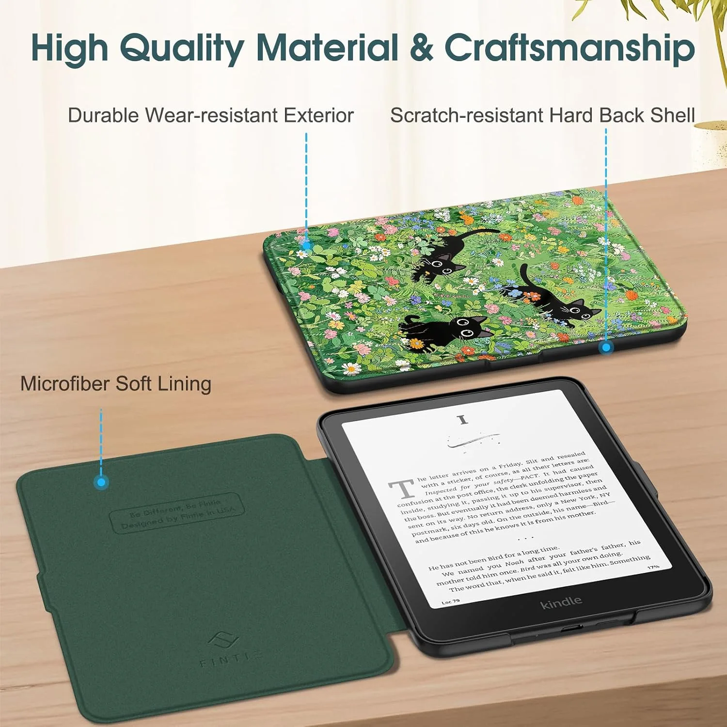 Fintie Slim Case for 7" Kindle Paperwhite 12th Gen 2024 & Kindle Colorsoft