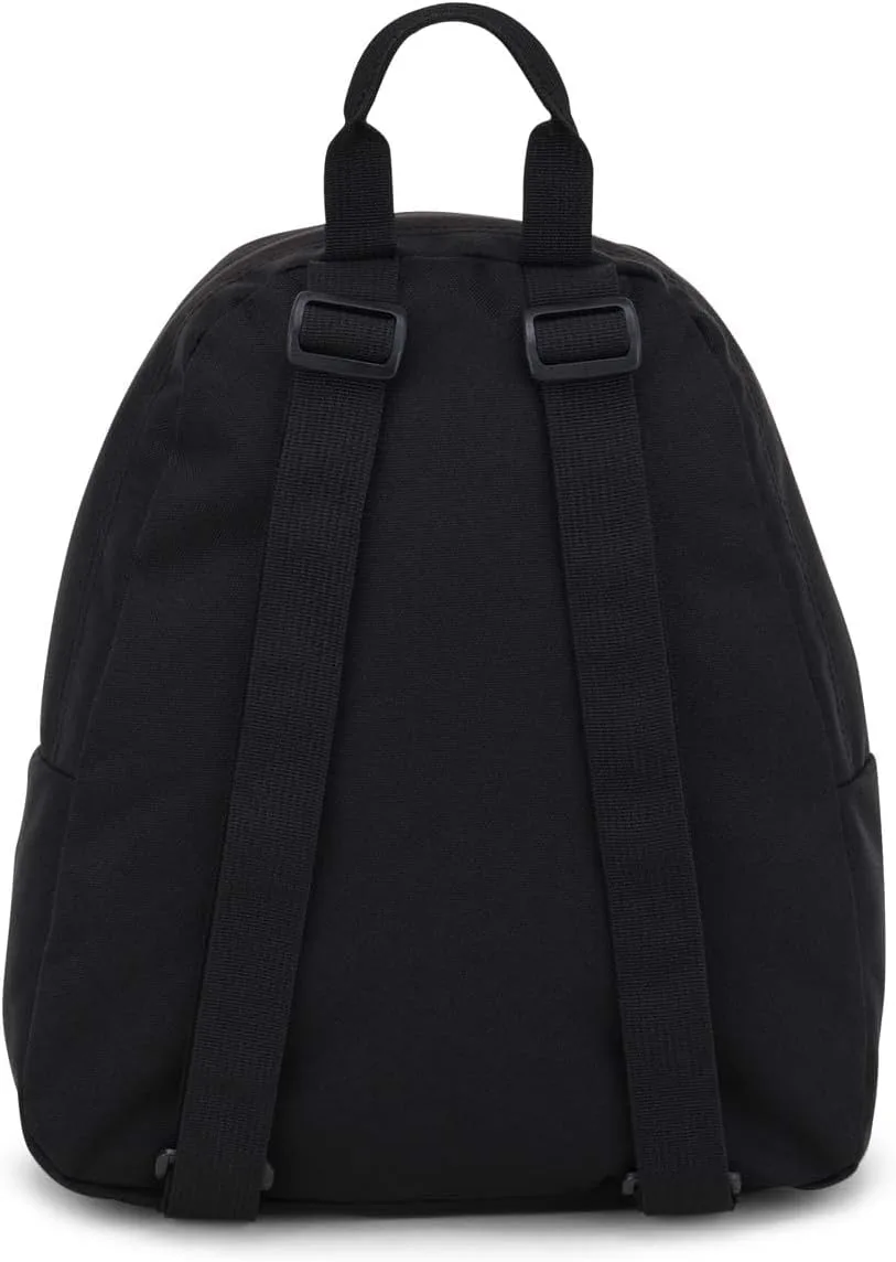 JanSport Half Pint Mini Backpack, 10.2 L - Durable Mini Bag Purse with Adjustable Shoulder Straps, Single Main Compartment, Zippered Stash Pocket, Black