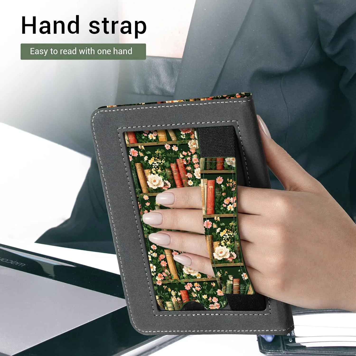 CoBak Case with Stand for 6" Kindle 2026 New Model, Library