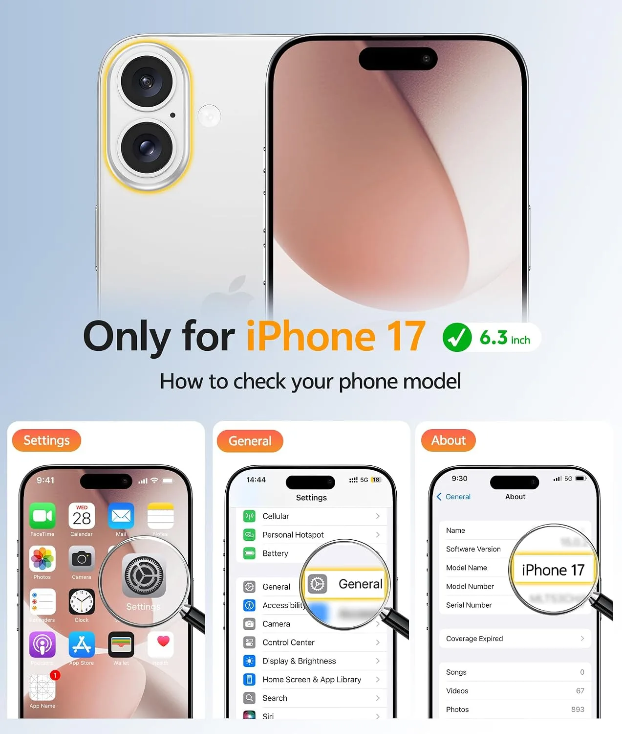 FNTCASE for iPhone 17 Case, Fit for Magsafe, Desert Gold