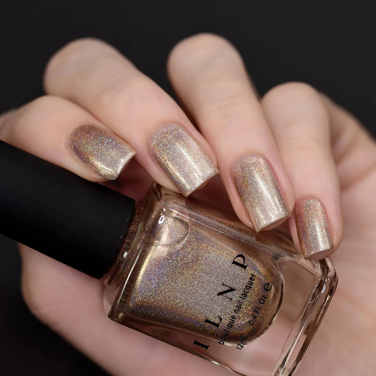 ILNP Countdown - Champagne Gold Holographic Nail Polish