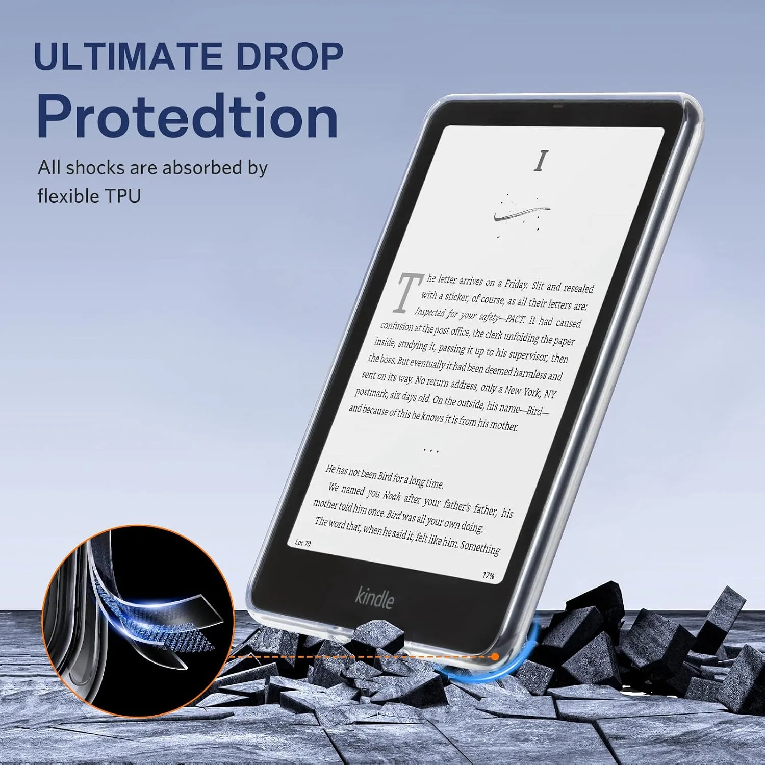 CoBak Clear Case for All-New 7" E-Readers