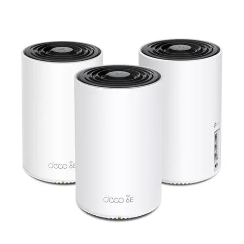 Router TP-Link Deco XE75 AXE5400 WiFi 6E Tri-Band Mesh 3-Pack