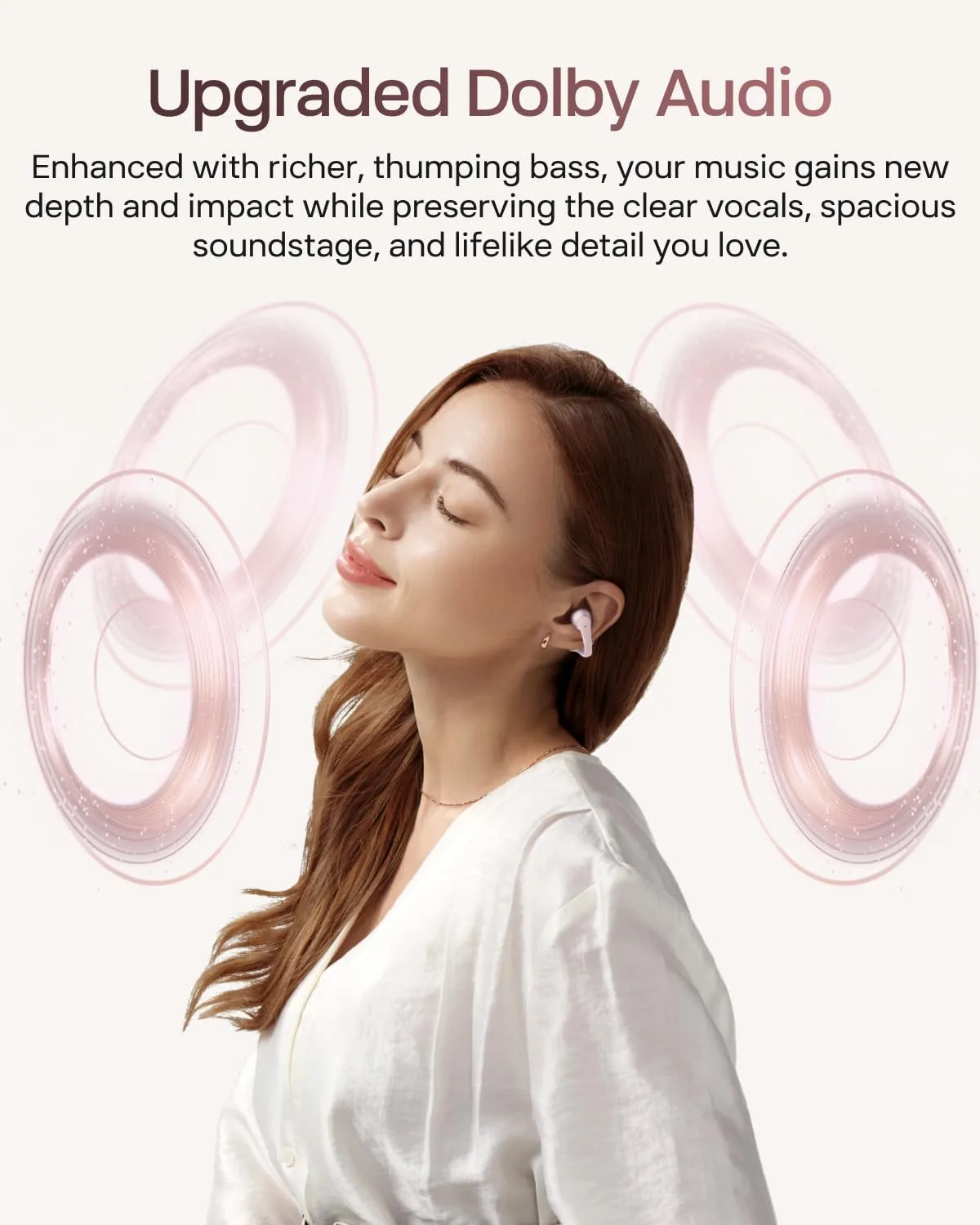 SHOKZ OpenDots 2 Open-Ear Clip-On Earbuds with Upgraded Dolby Audio, 3-Mic Clear Calls, Rich Bass, Up to 40 Hrs of Audio, Wireless Charging, Interchangeable Left/Right Earbuds, IP57, Bluetooth 6.1