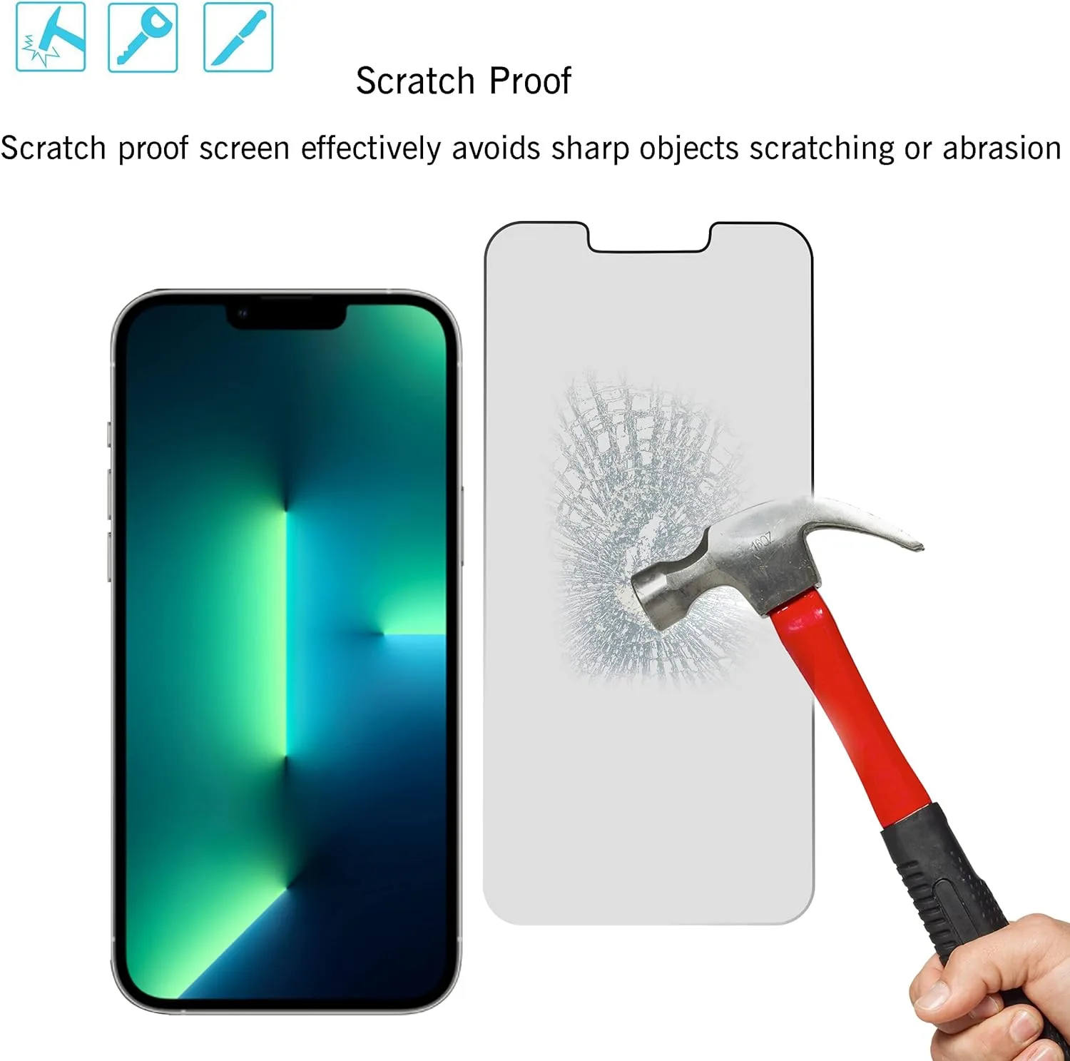 Ailun Privacy Screen Protector for iPhone 14 Plus/iPhone 13 Pro Max