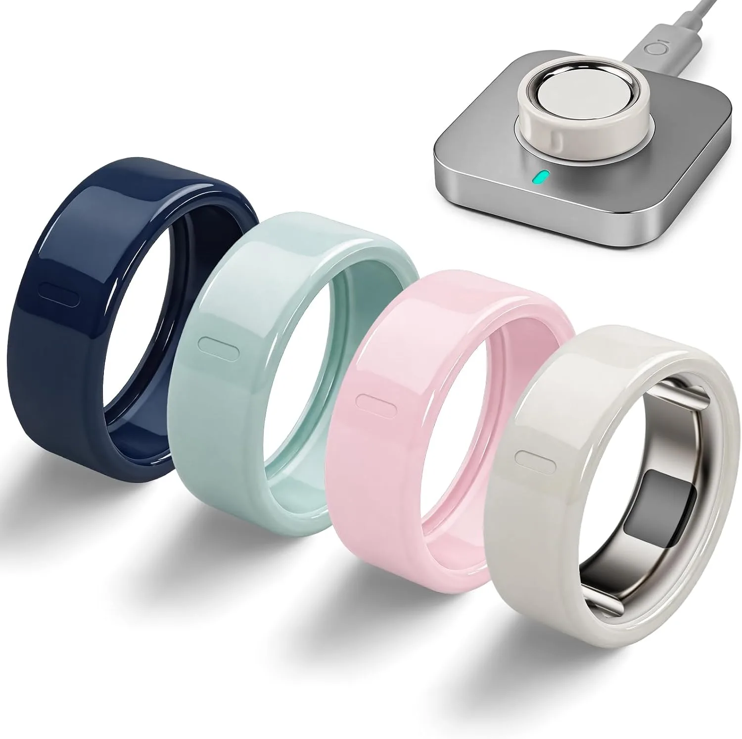 Protector para anillo Sylacor compatible con Oura Ring Gen 4/3 Horizon Heritage 4 unidades