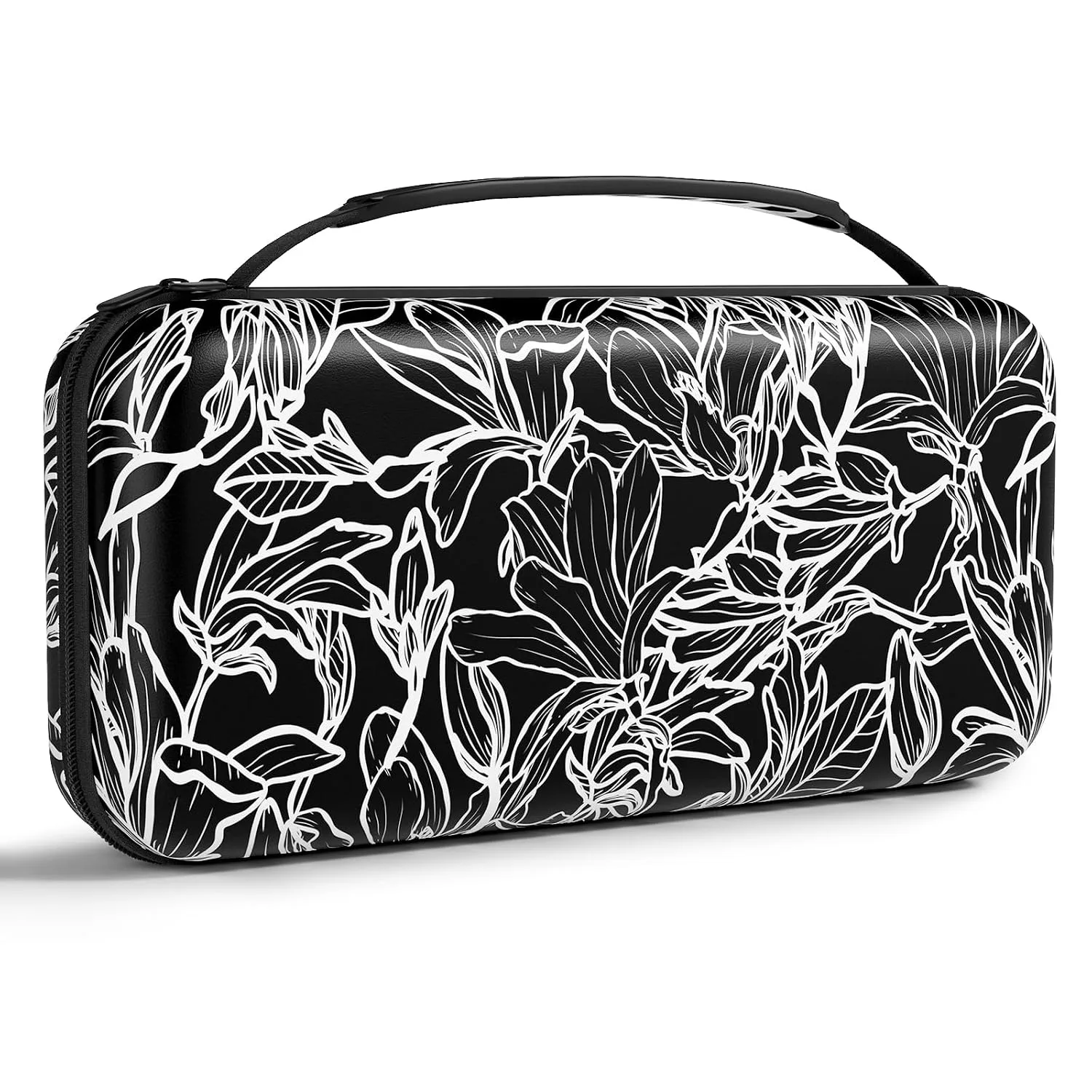 NPOOYI Carrying Case for Nintendo Switch OLED 2021/2017, Hard Shell Cover