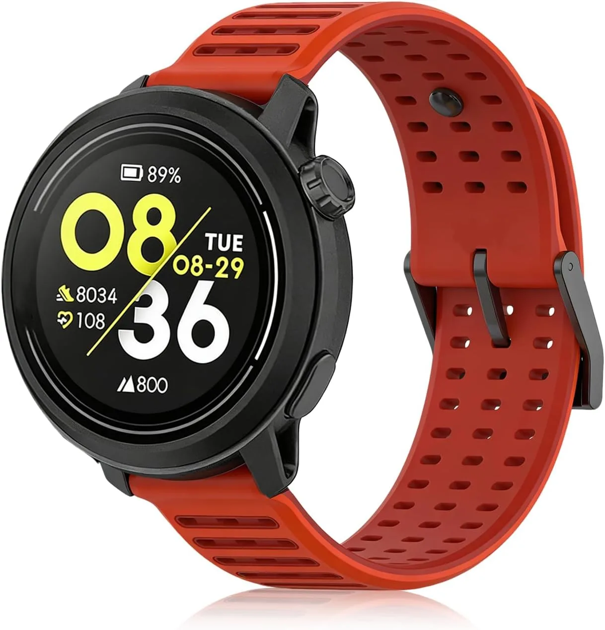 Silicone Replacement Bands Compatible with COROS PACE 3/4/Pro, COROS APEX PRO/2 Pro/APEX 46 MM/4 42MM, Soft & Breathable Smartwatch Straps for Women and Men