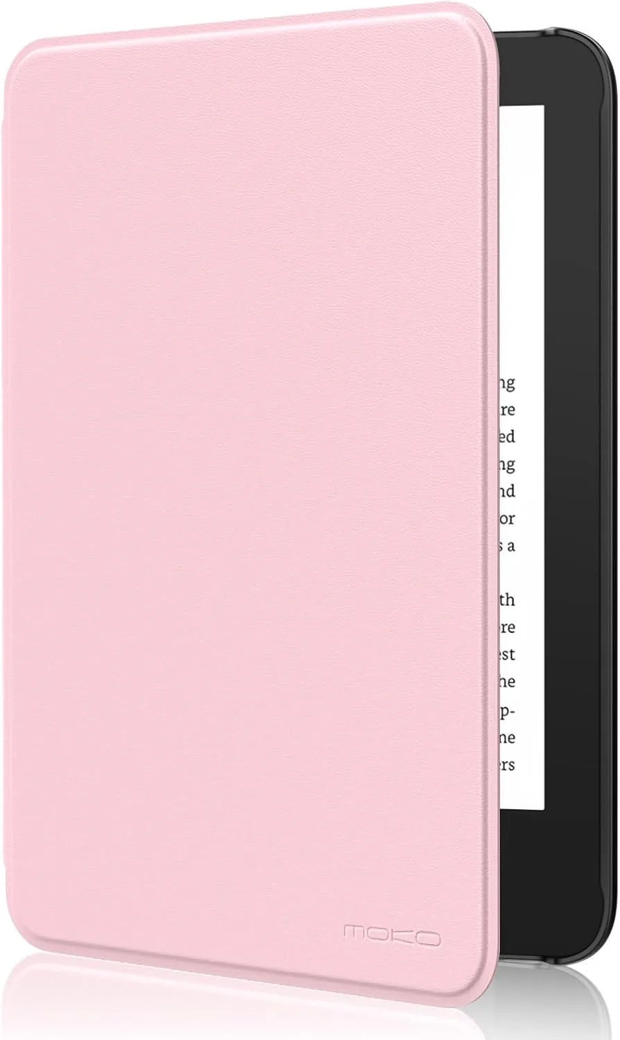 MoKo Case for 6" Amazon Kindle Basic 11th Gen 2024/2022, Pink