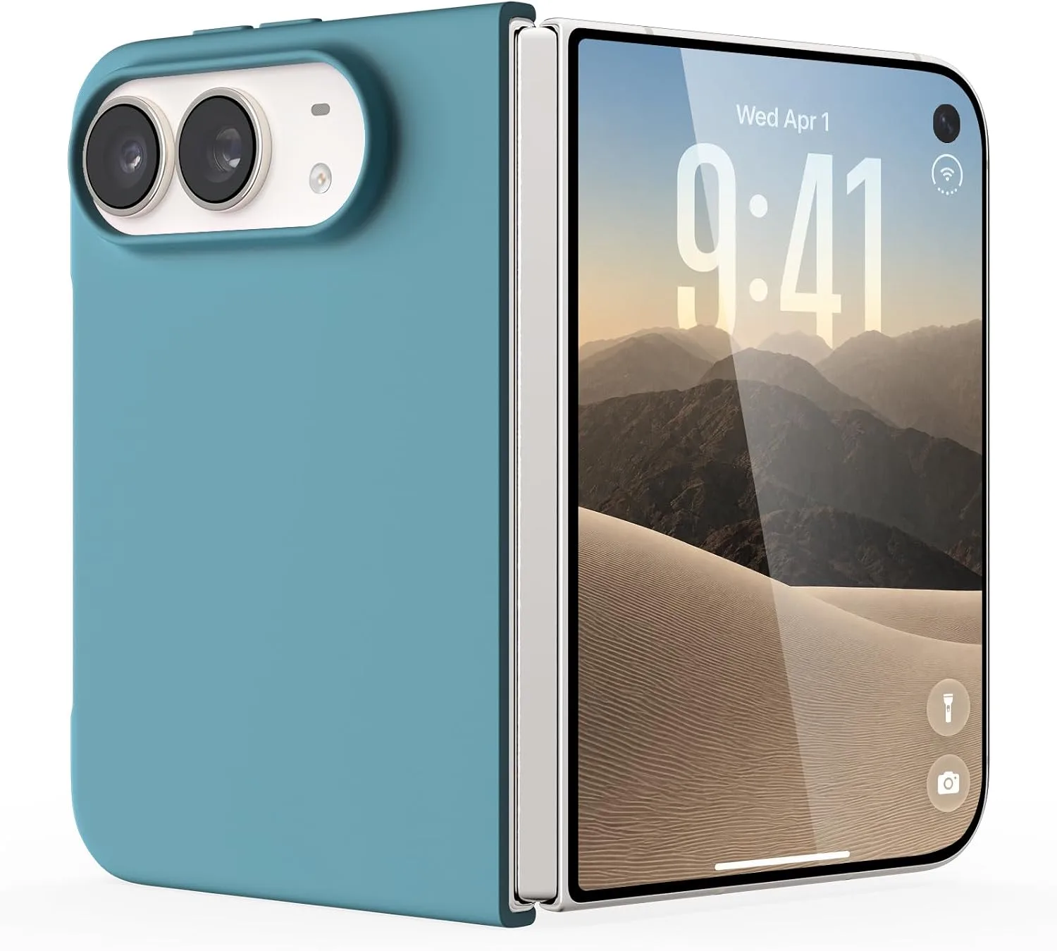 ORNARTO for iPhone Duo Case,Magnetic Slim Liquid Silicone,Cactus