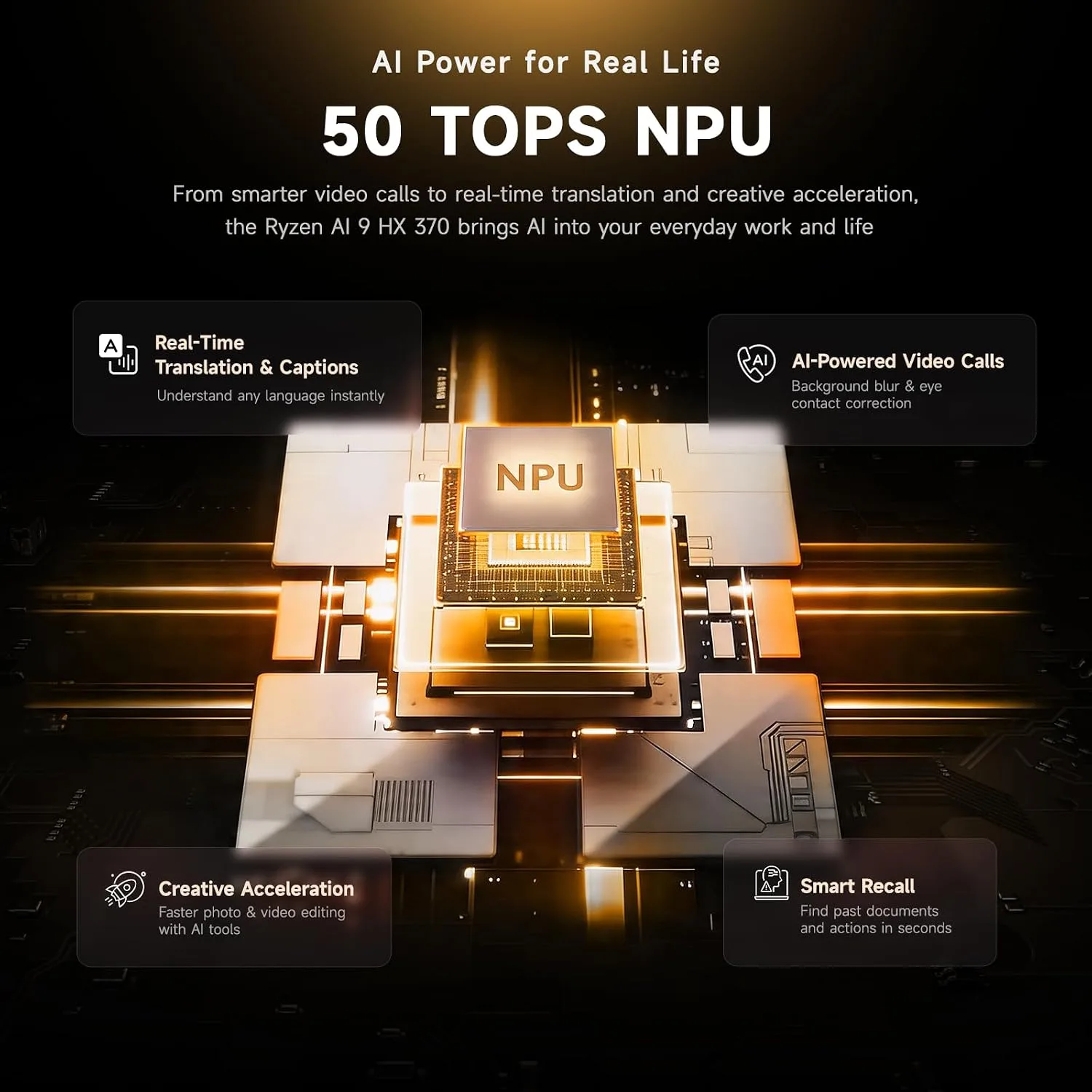 NIMO 17.3 AI Copilot+ Laptop, 12 Core AI 9 HX 370 32GB 5600MHz DDR5 1TB SSD