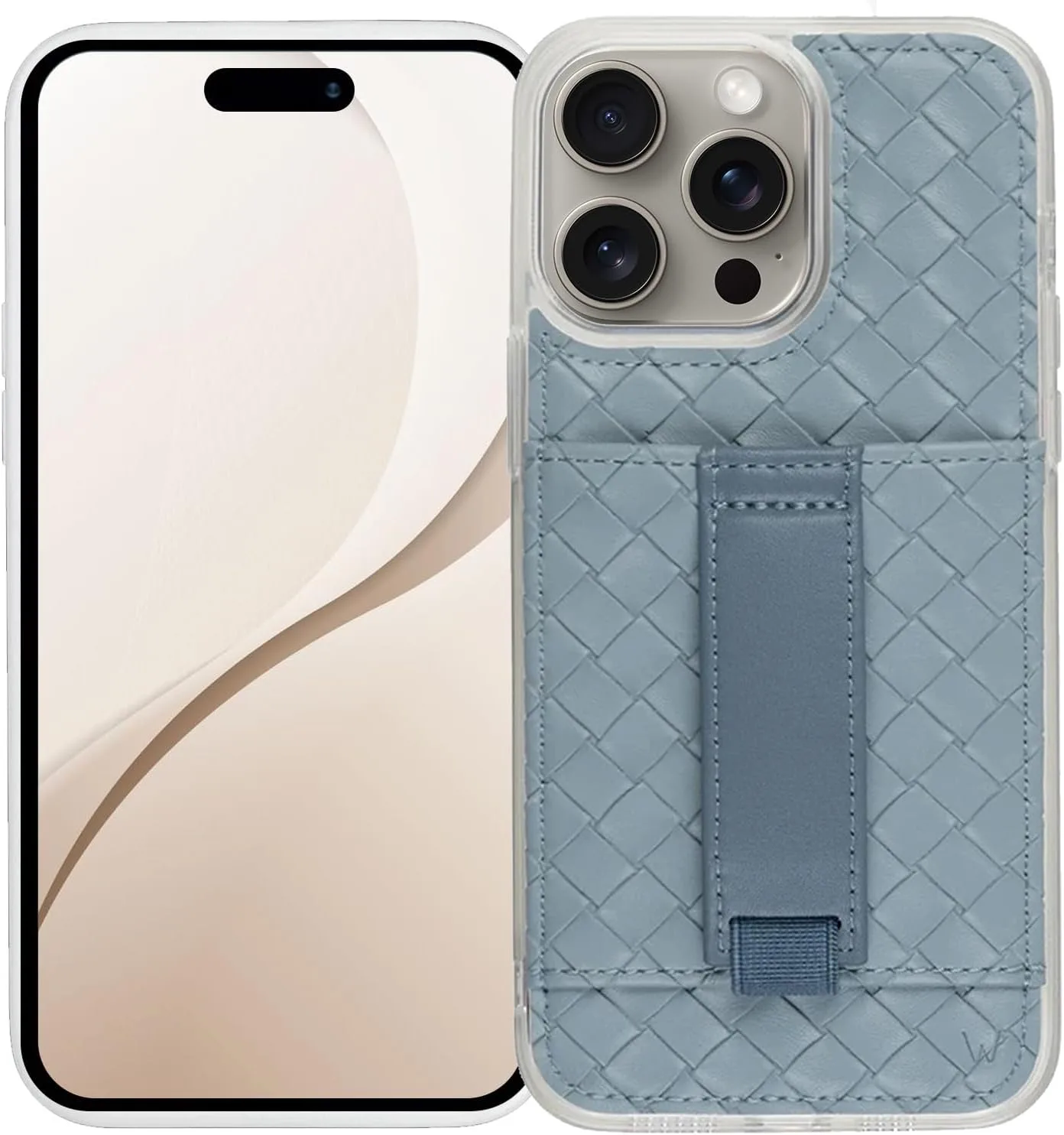 Walli Cases Wallet Phone Case for iPhone 14 Pro, Card Holder Kickstand