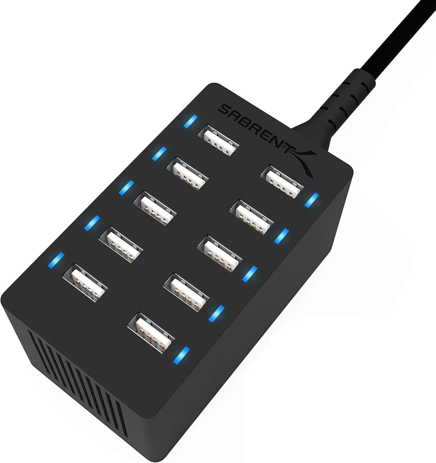 SABRENT 60W 10-Port USB Charging Station, Auto-Detect (AX-TPCS)