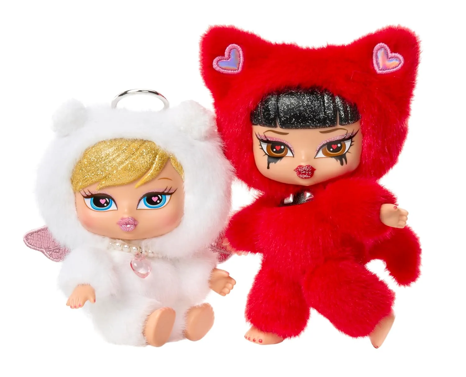 Bratziez Sweetheartz Plush Blind Box with Charm Clip and Accessory, Collectible Characters