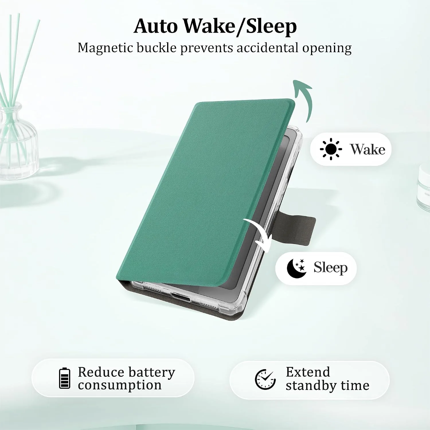 2in1 Case for Onyx BOOX Palma 2 Magnetic Detachable Folio Cover