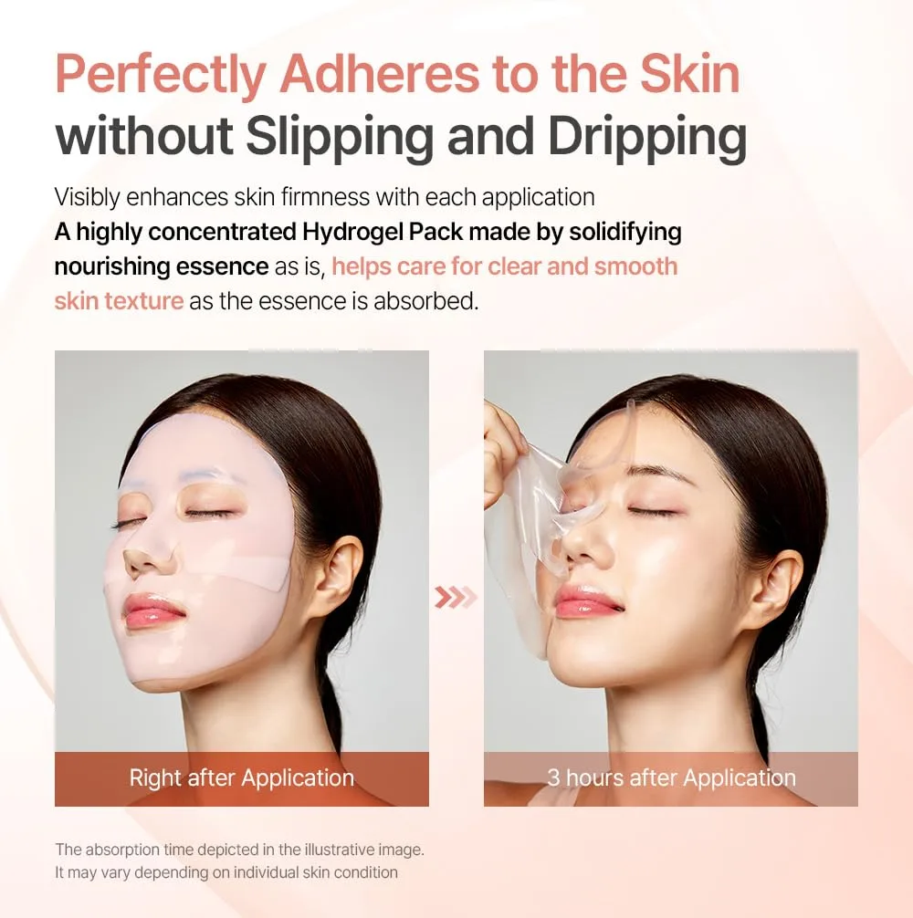 mixsoon Collagen Hydrogel Face Mask Hydration All-In-One Firming, Soothing Gel Formula Face Mask for Radiant, Smooth Skin Stocking Stuffers Korean Glass Skin Care (1Count (Pack of 5), PDRN)