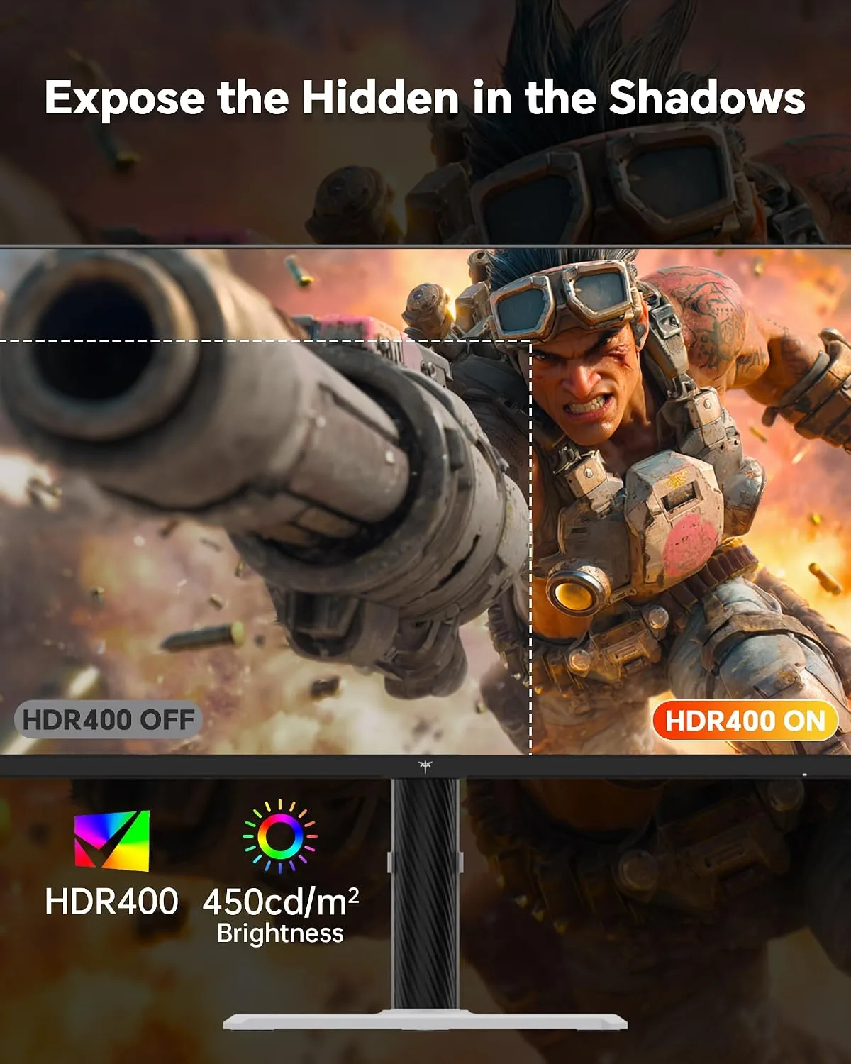 KTC 27 Inch Gaming Monitor 200Hz, 2K 1440P Monitor 210Hz, Fast IPS, H27T6