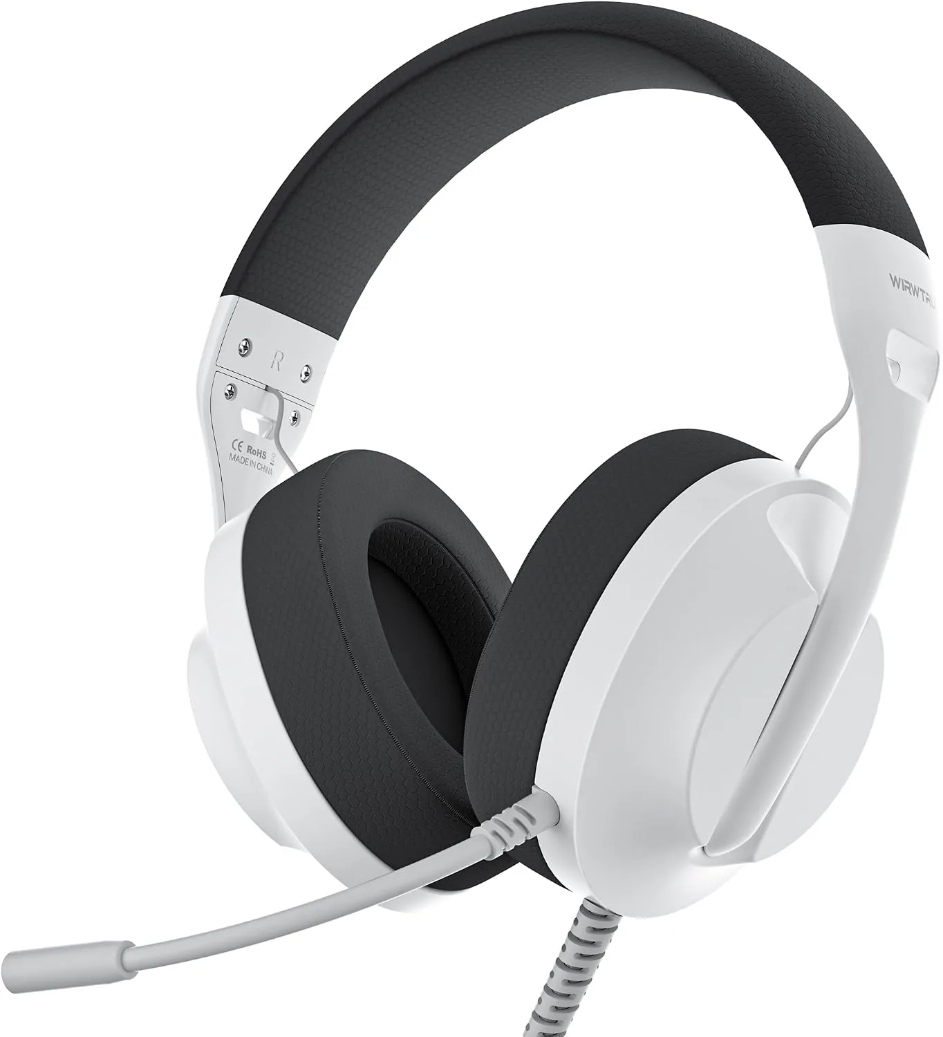 WIRWTRU Wired Gaming Headset for PS5, Xbox, Xbox Series X|S, PC, PS4