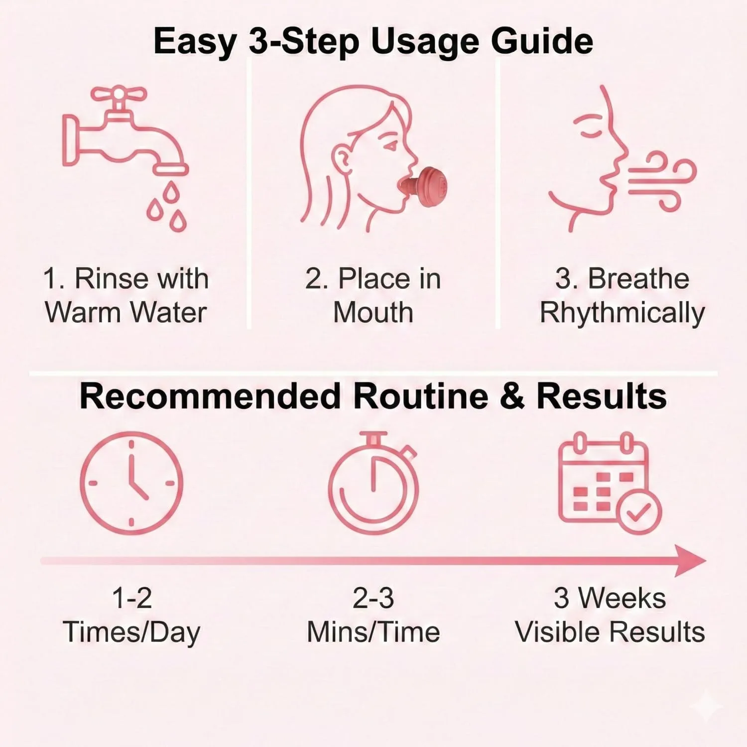 Jaw Exerciser Double Chin Reducer for Women Men Non-Biting Face Yoga Breathing Trainer for Skin Tightening, Detachable 3-Layer Jawline Shaper Face Slimmer, Portable Facial Exerciser for V-Face 2Pcs