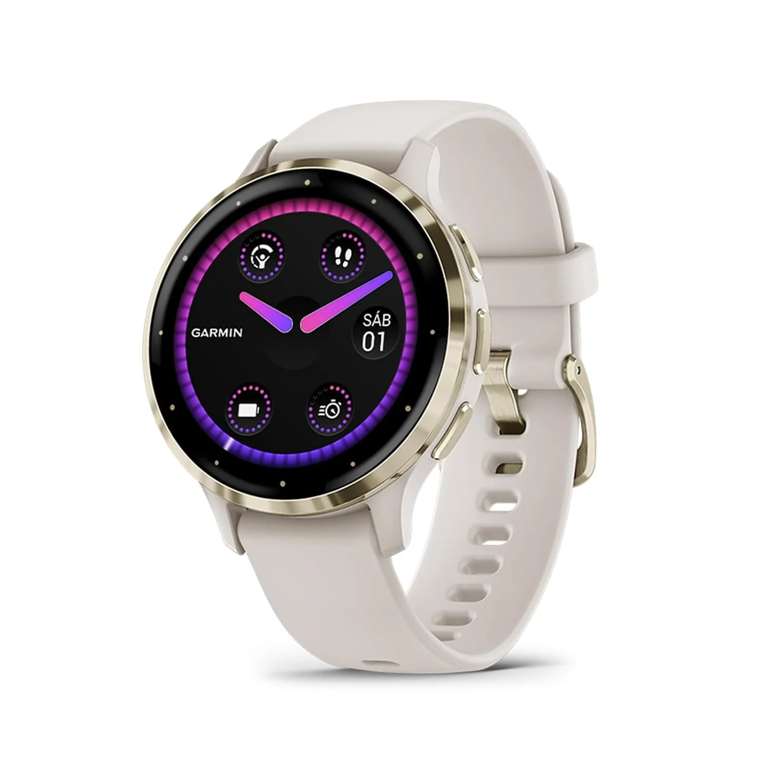 Garmin Venu® 3S, Premium Fitness Smartwatch, 41mm, Ivory
