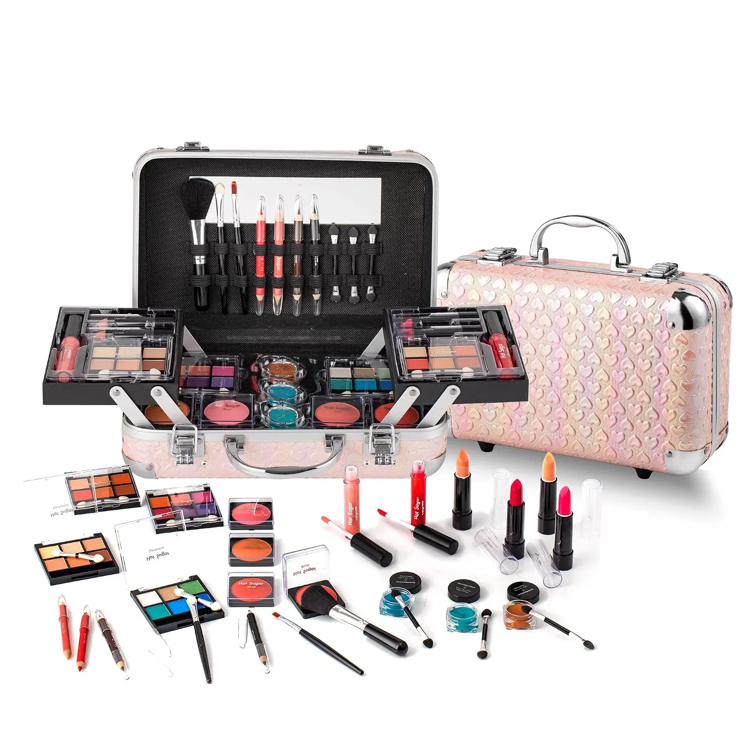 Hot Sugar All In One Makeup Set for Teenager Girls, Pink Heart