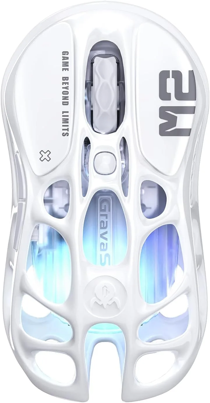 Mouse Gamer Gravastar MercuryM2 Wireless con batería de hasta 85 horas y conexión tri modo