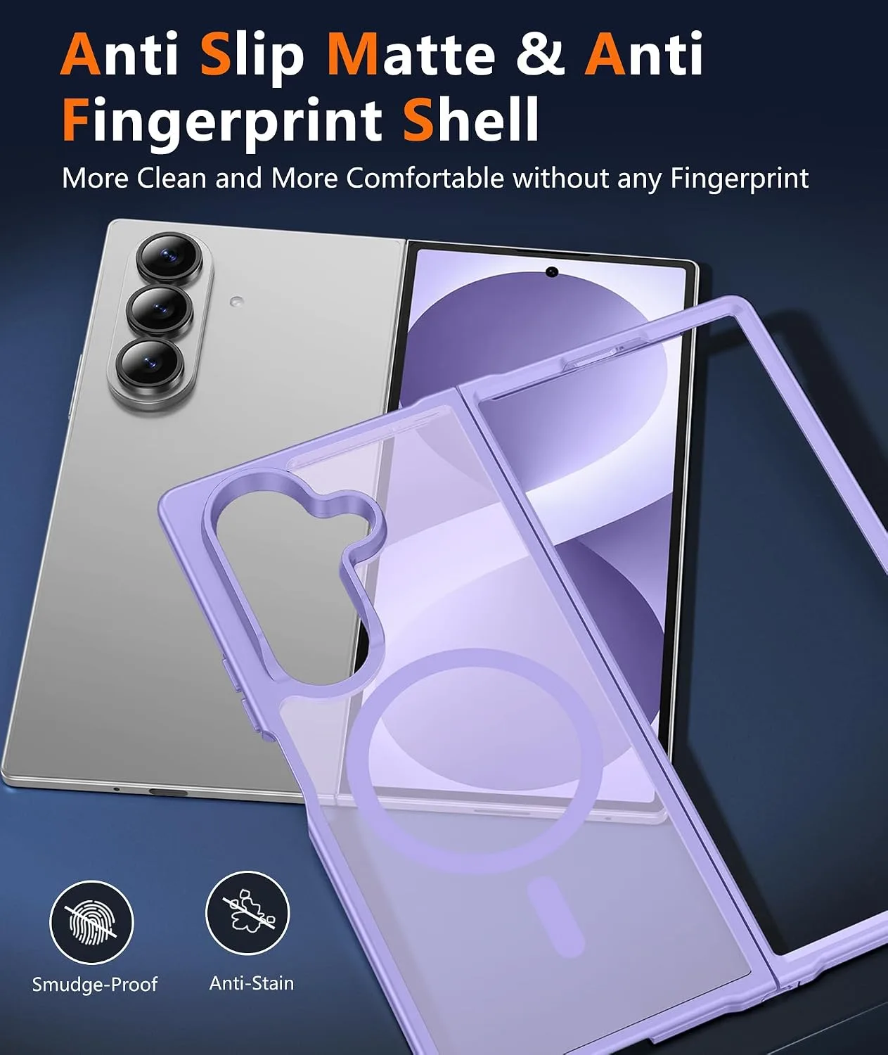 FNTCASE for Samsung Galaxy Z-Fold-8-Ultra Case Samsung Z Fold 7 Matte Case