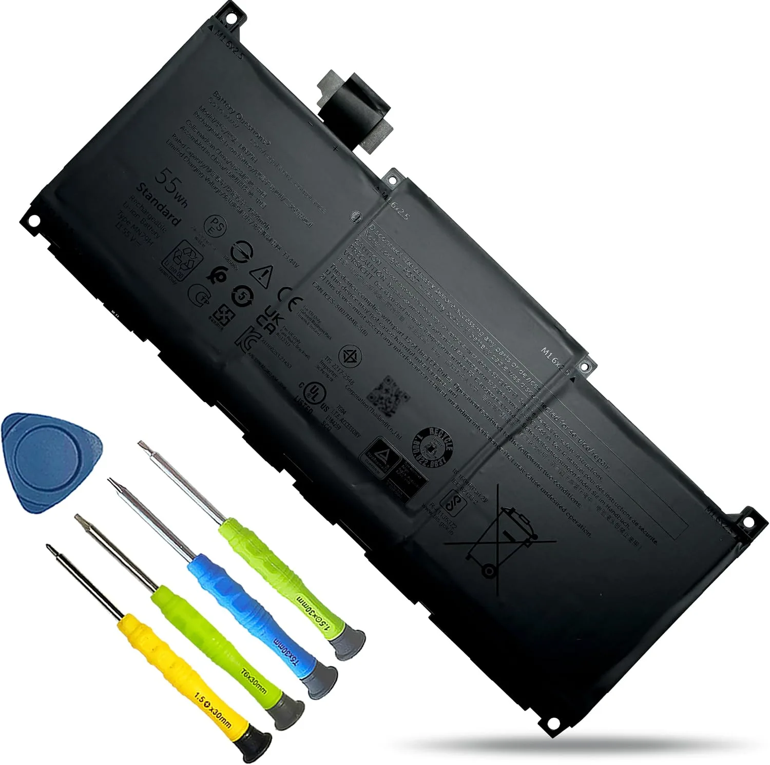 MN79H Laptop Battery for Dell XPS 13 Plus 9320 P151G Series