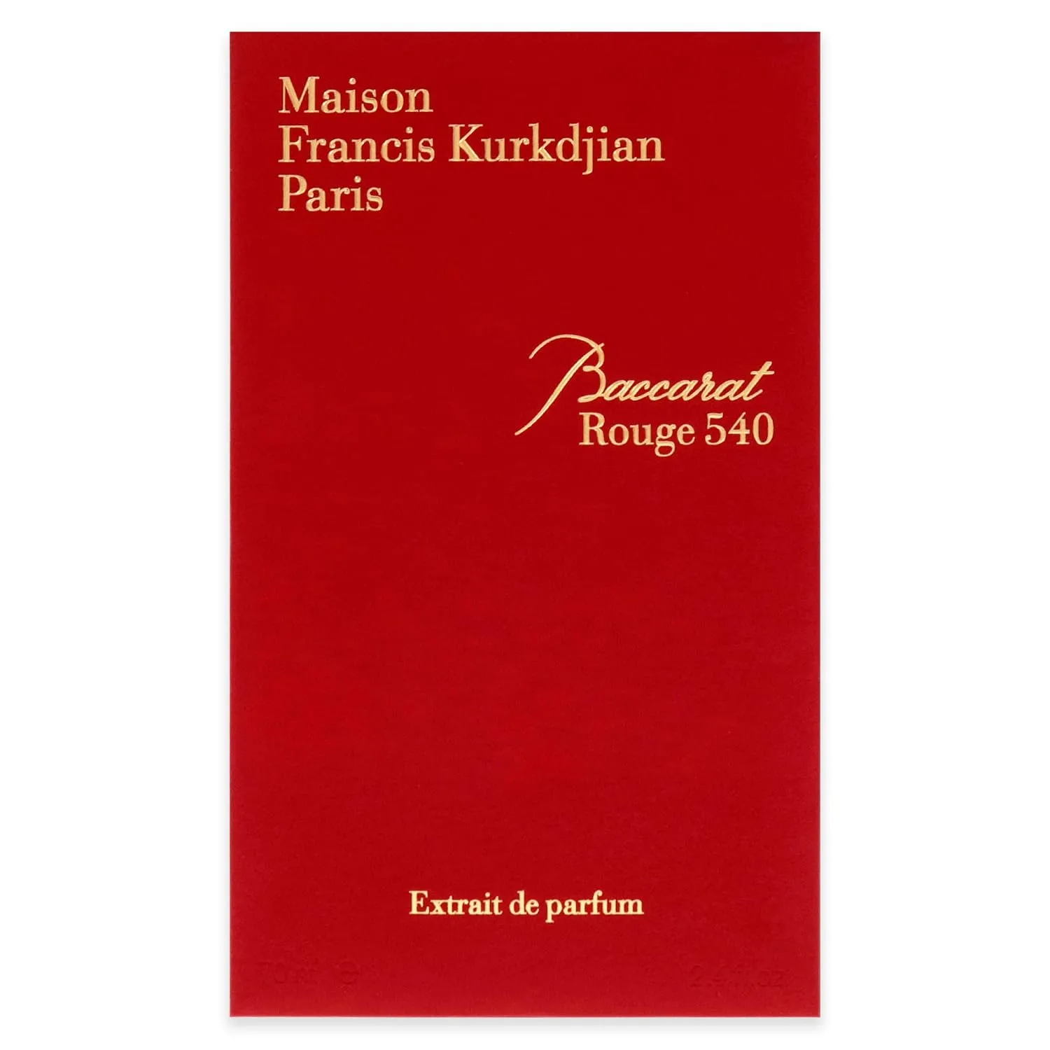 Maison Francis Kurkdjian Baccarat Rouge 540 Pure Perfume, 2.4 fl oz / 70 mL