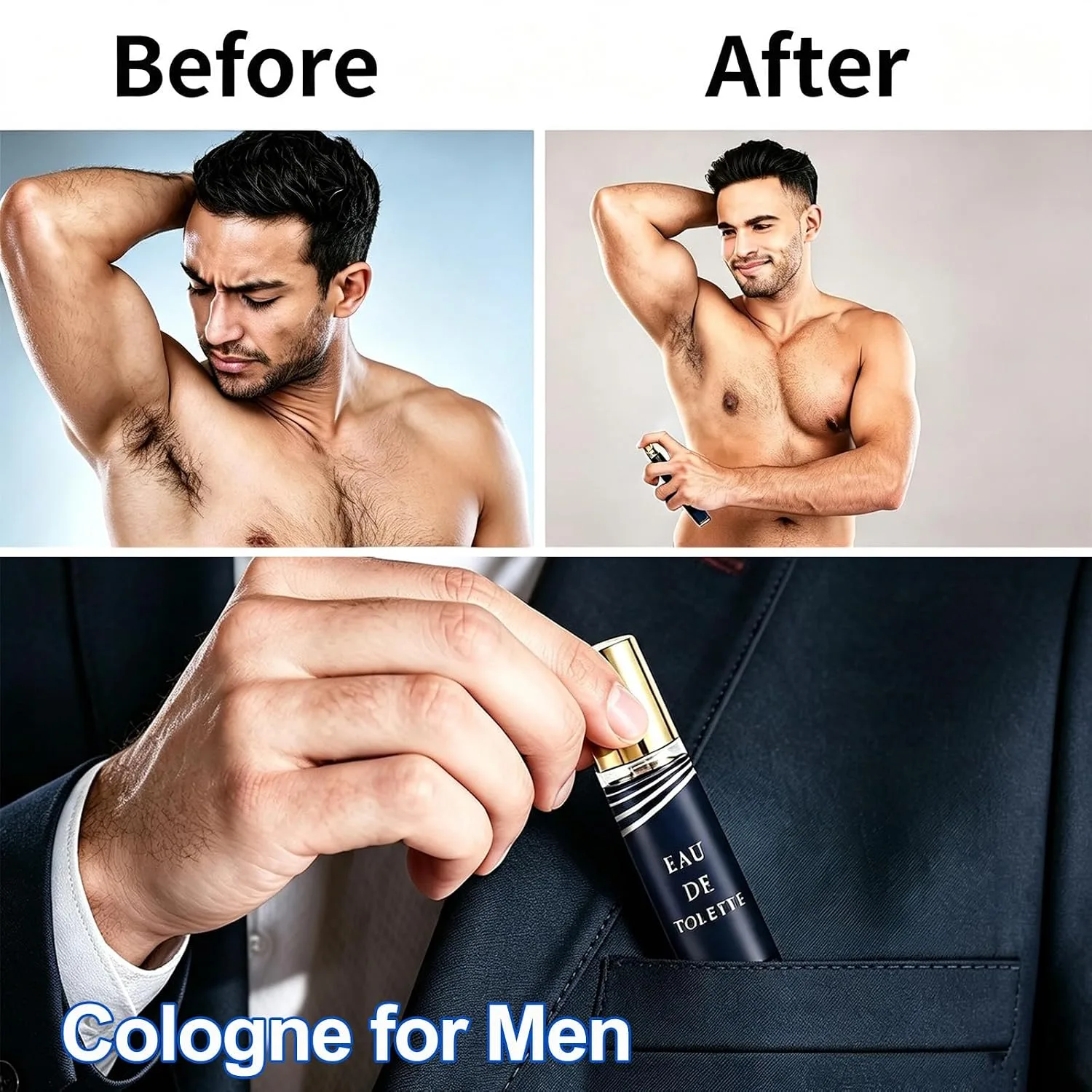 MZANK Cologne for Men, 4 Pack Perfume for Him, Mens Cologne Sampler Sets, Travel Size Perfume, Eau de Toilette, Body Spray Long Lasting Gifts for Him Birthday Anniversary Valentines Christmas