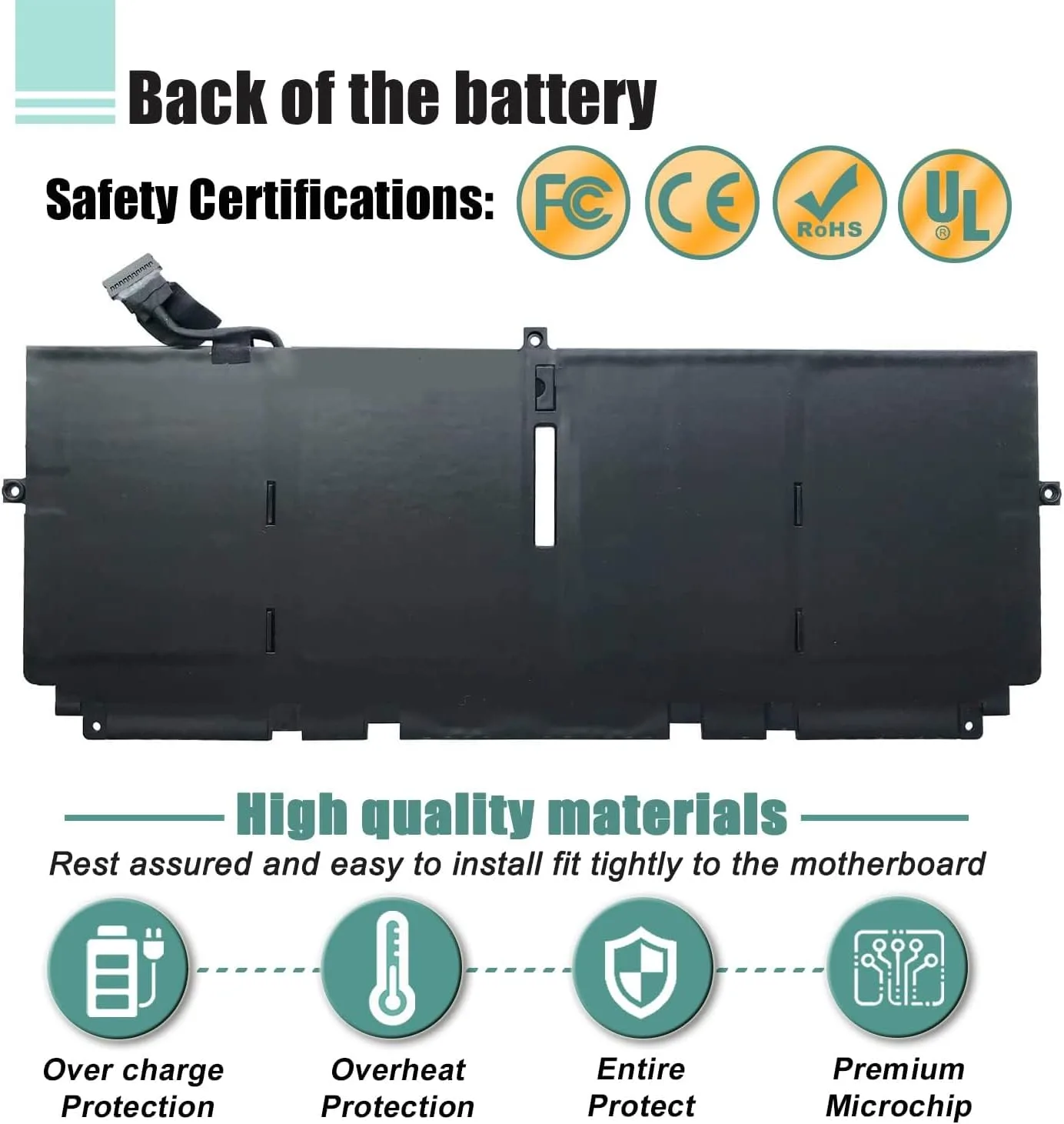 722KK Laptop Battery for Dell XPS 13 9300 9310 9380 (2020 Edition)