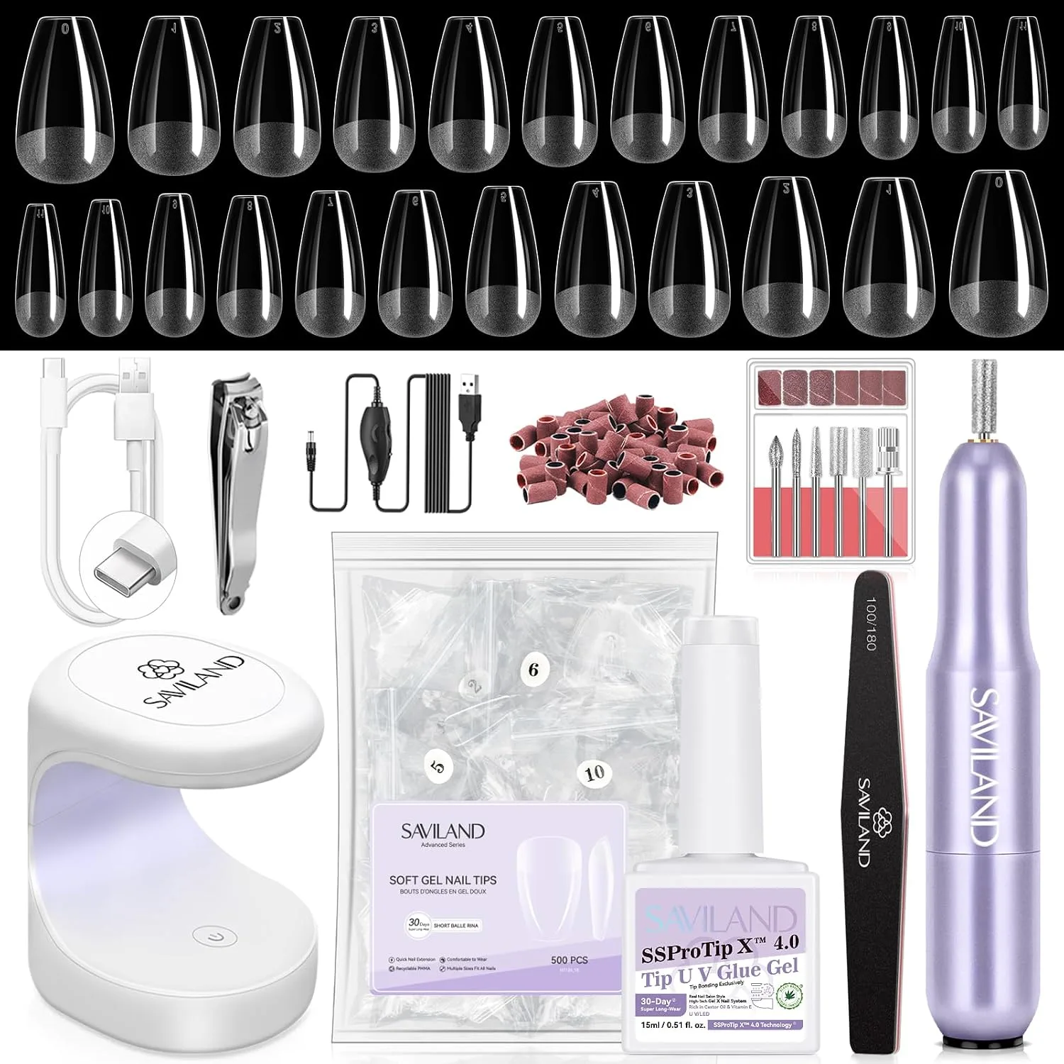 Kit de Gel para Uñas Saviland Advanced