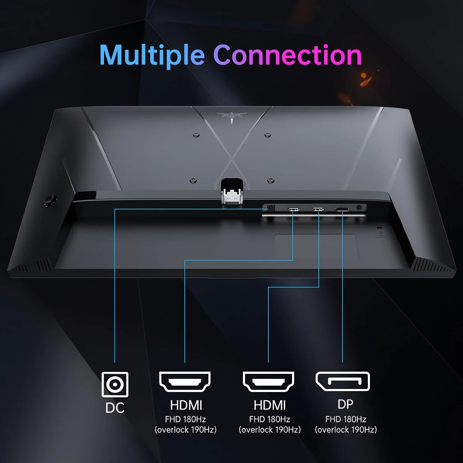 KTC 24 Inch 180Hz/190Hz FHD Gaming Monitor, Fast IPS, Freesync, H24F8