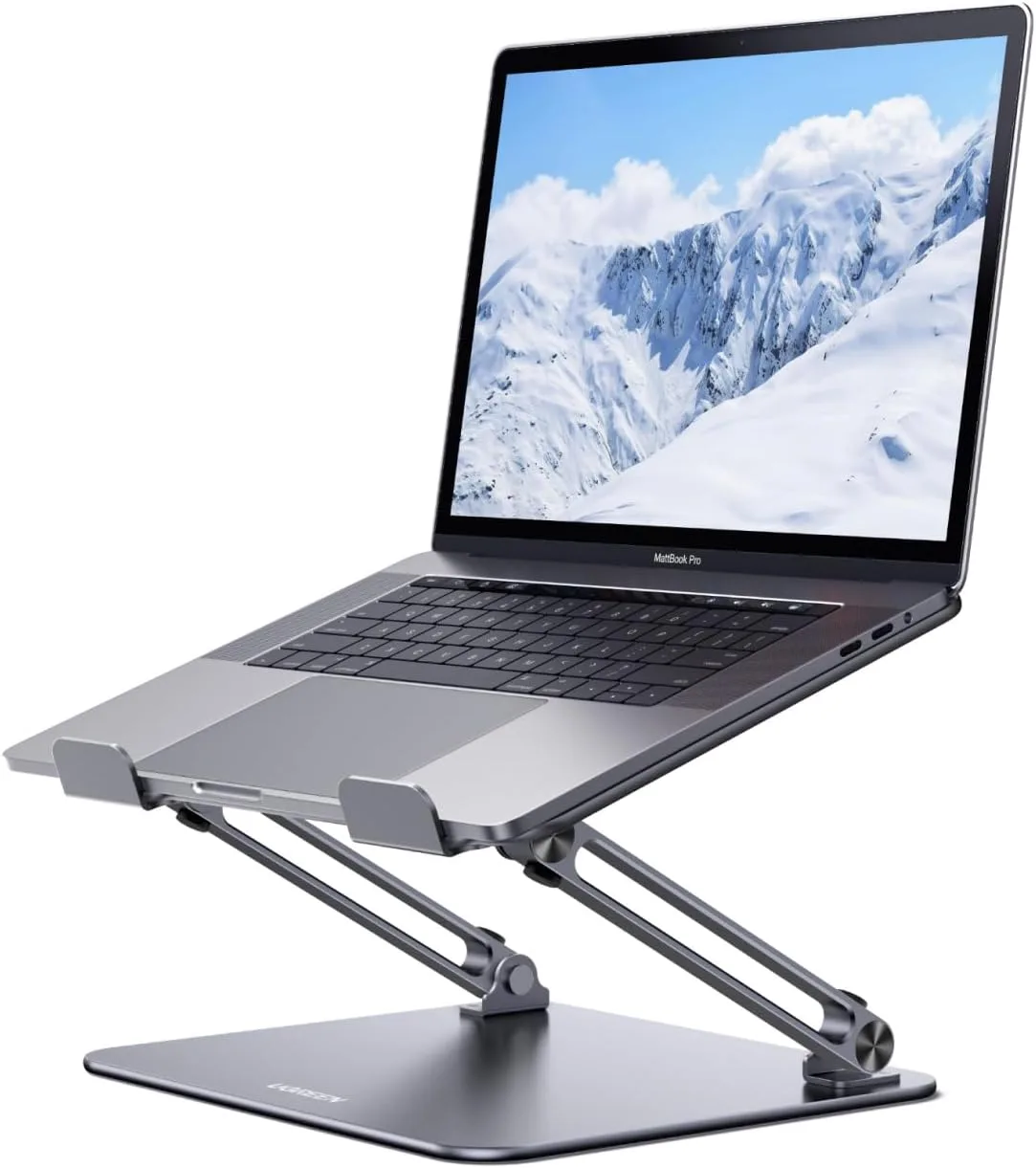 Base para laptop UGREEN plegable compatible 10-17.3 pulgadas gris
