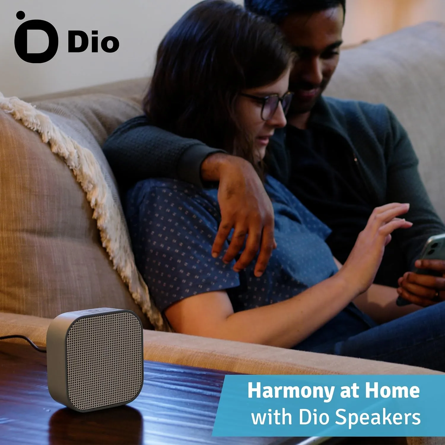 Dio Node Multiroom Wi-Fi Home Speakers (3-Pack), Works with Apple AirPlay 2 and Other Apple Devices, Immersive Sound System, Easy to Connect, Spotify Player