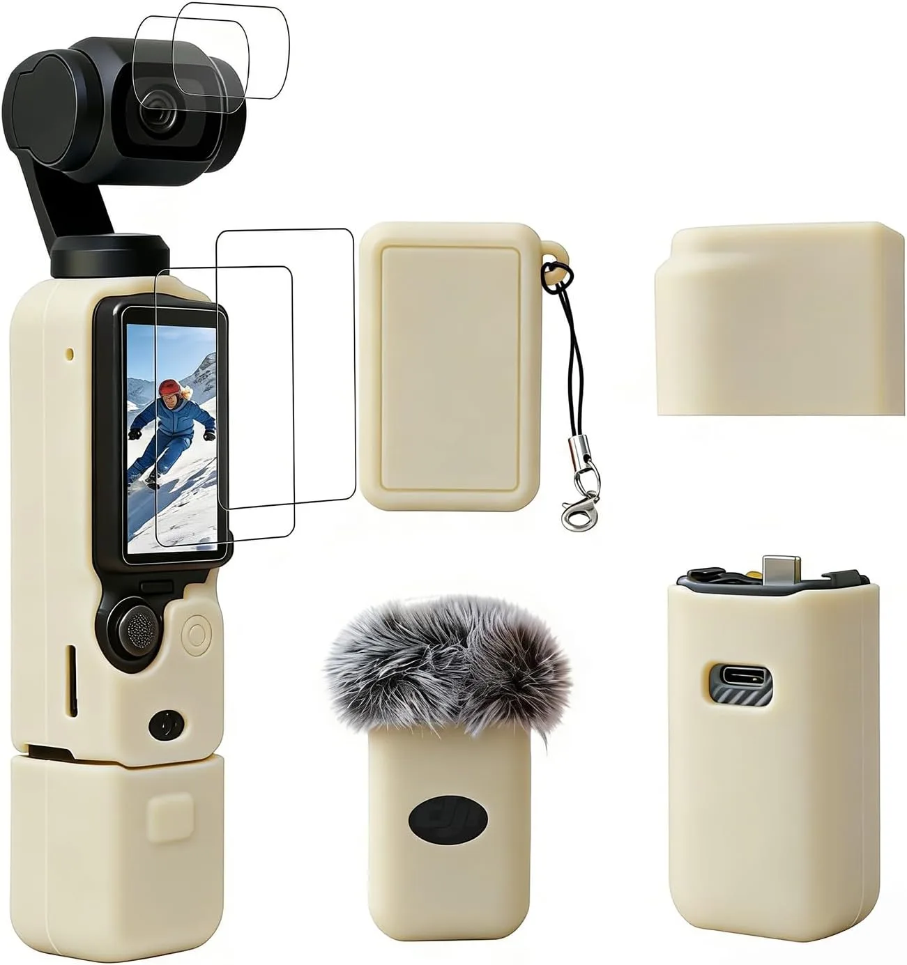 Case for DJI Osmo Pocket 3 / Xtra Muse Camera - Beige