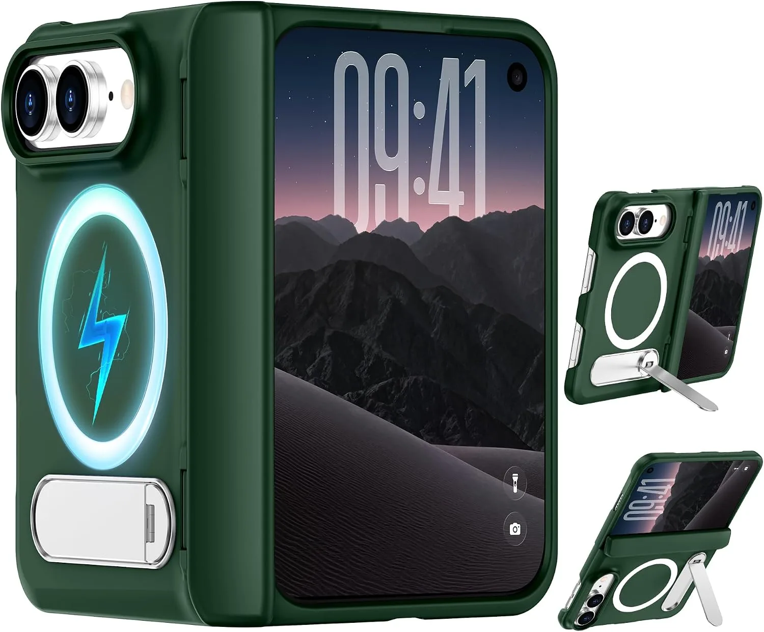 For iPhone Duo Case/iPhone Fold Case with Kickstand & Screen Protector