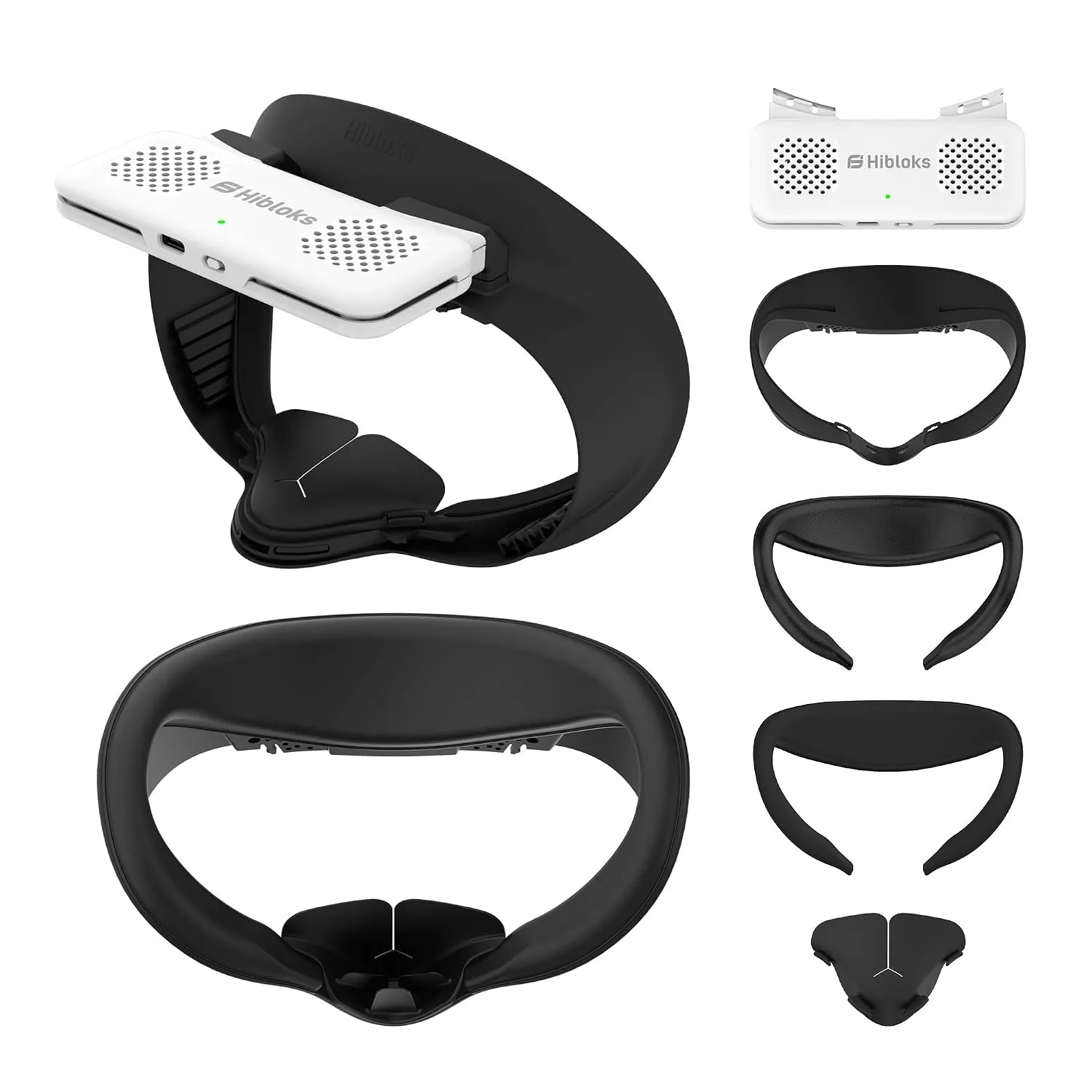 HiBloks Facial Interface with Cooling Fan for Meta Quest 3S Accessories
