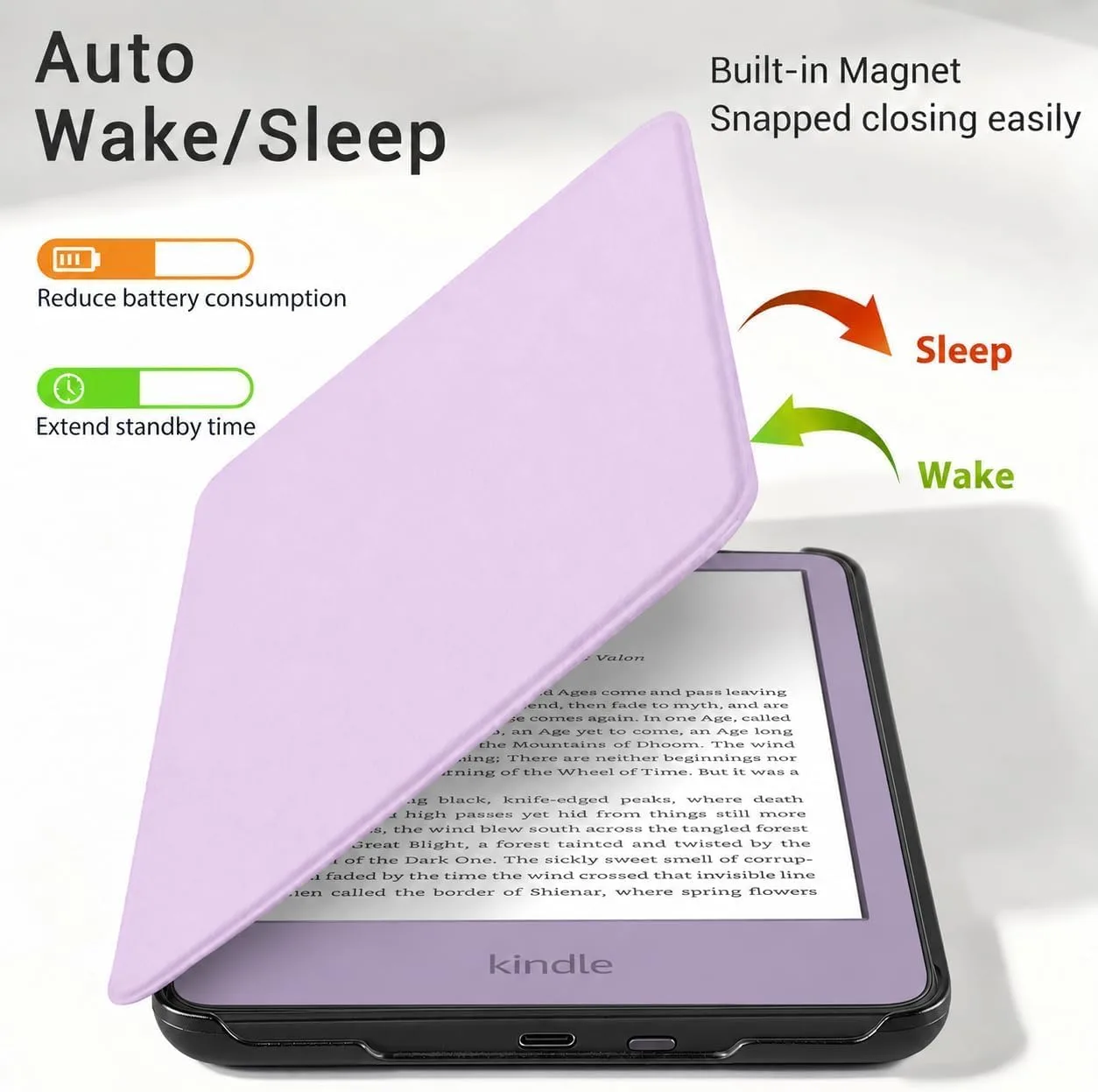 CoBak 6 Inch Case, not for iPad(A072801),Lilac