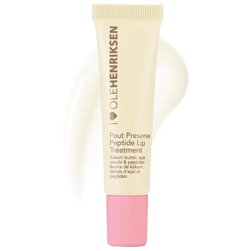 Pout Preserve Tratamiento Labial Hidratante con Péptidos - Citrus Sunshine - sheer tint + fresh citrus scent - Vanilla Bonbon sheer tint + sweet vanilla scent