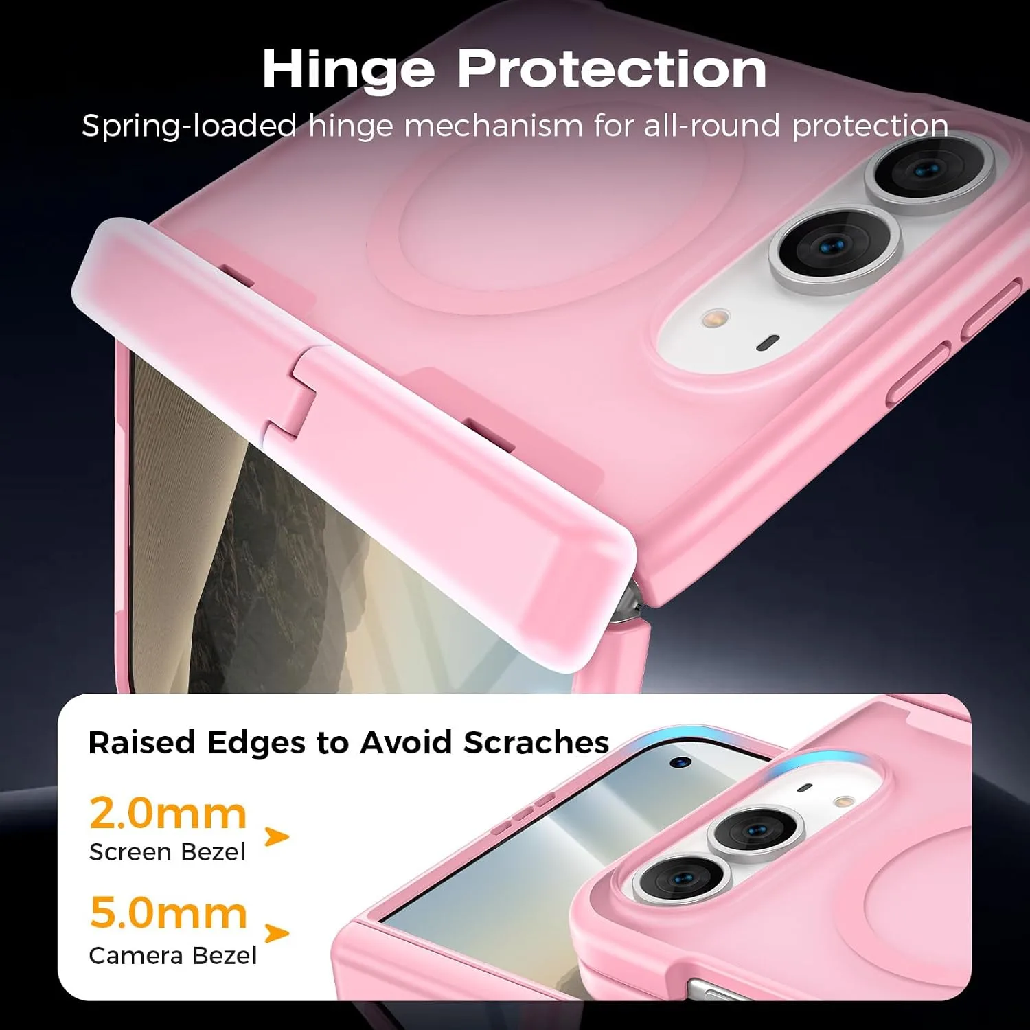 VEGO Magnetic for iPhone Duo Fold Case with Stand Compatible with Magsafe