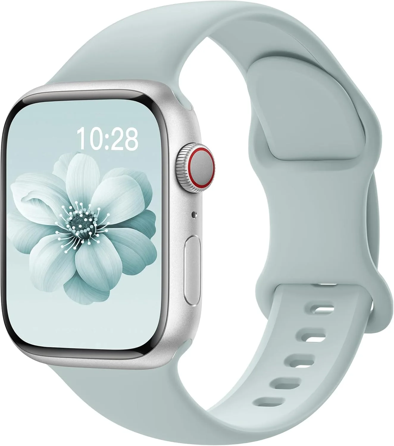 Correa de silicona Sport compatible con Apple Watch para hombre y mujer