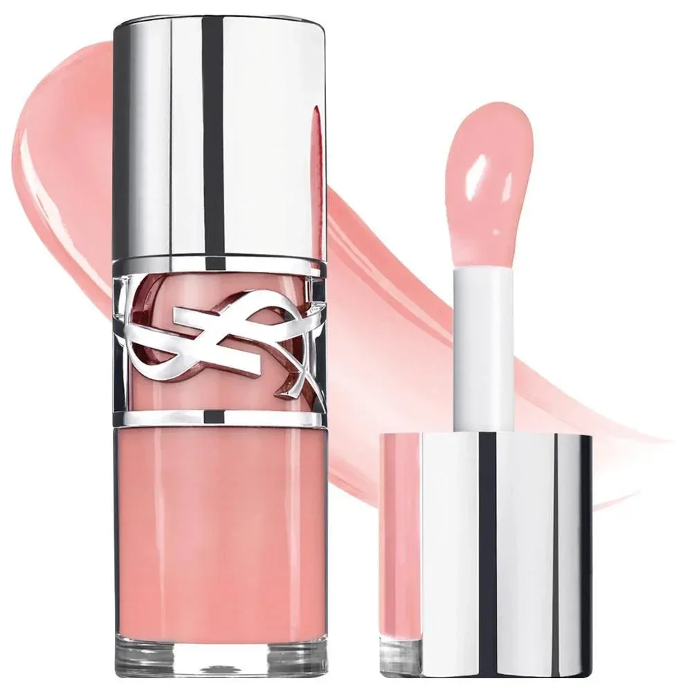 YSL Loveshine Aceite Labial Voluminizador con Brillo - 44 Nude Lavalliere iconic pink nude - 02 Lucky Moonstone sheer soft pink shimmer