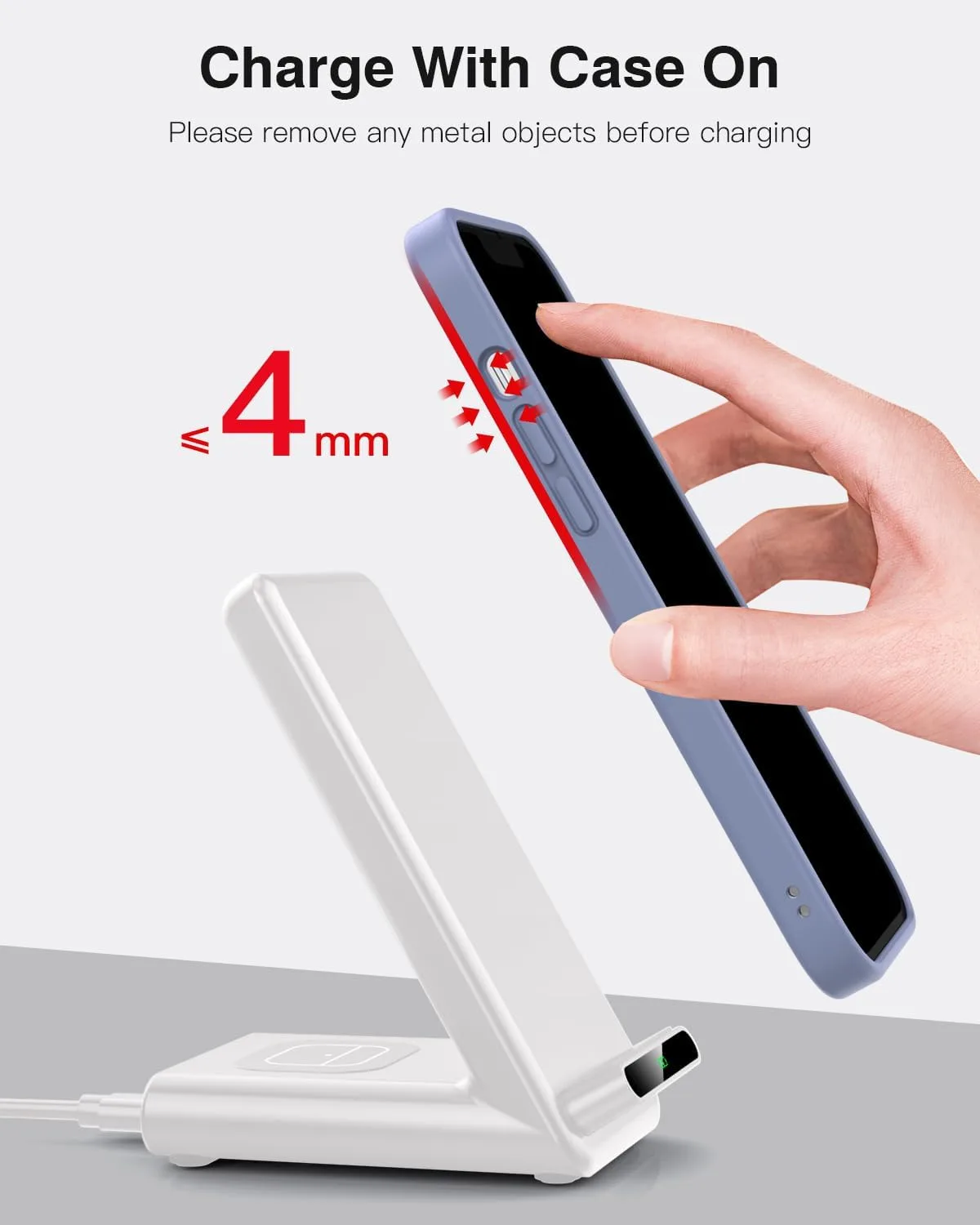 Wireless Charging Station,3 in 1 Charging Stand for Apple Multiple Devices