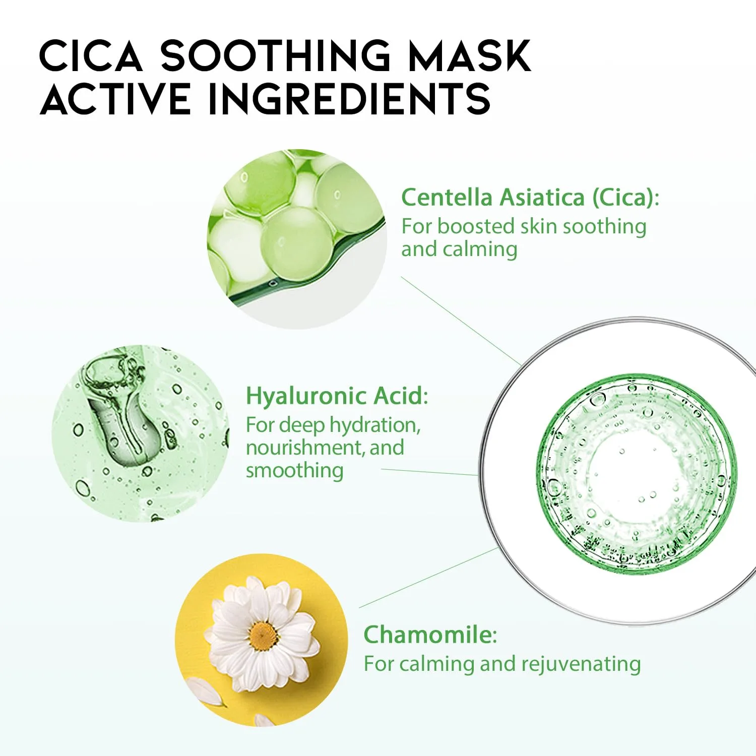 #OOTD Korean Sheet Mask with Collagen, Ceramide, Cica, Vitamin C(12-Pack)
