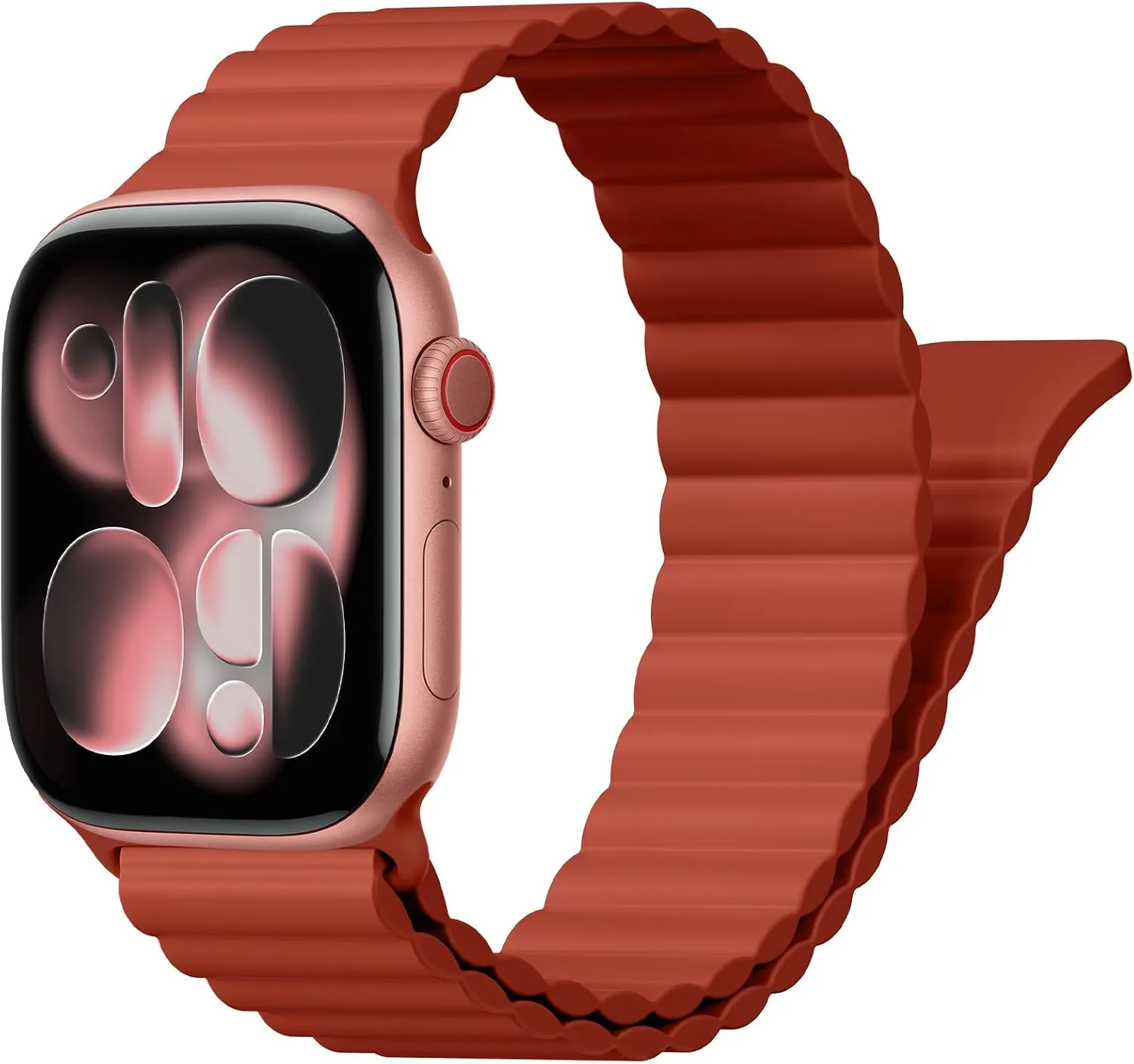 Correa magnética Sport para Apple Watch 38-49mm BXUXOHS silicona