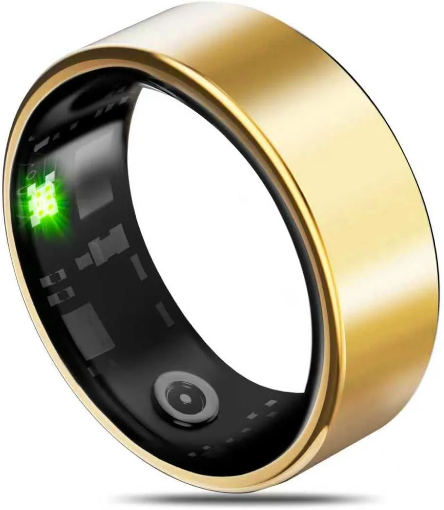 Smart Health Ring Fitness Tracker for Men Women, Sleep, Stress & Activity Monitoring, IP68 Waterproof, Long Lasting Battery, Pale Gold 11